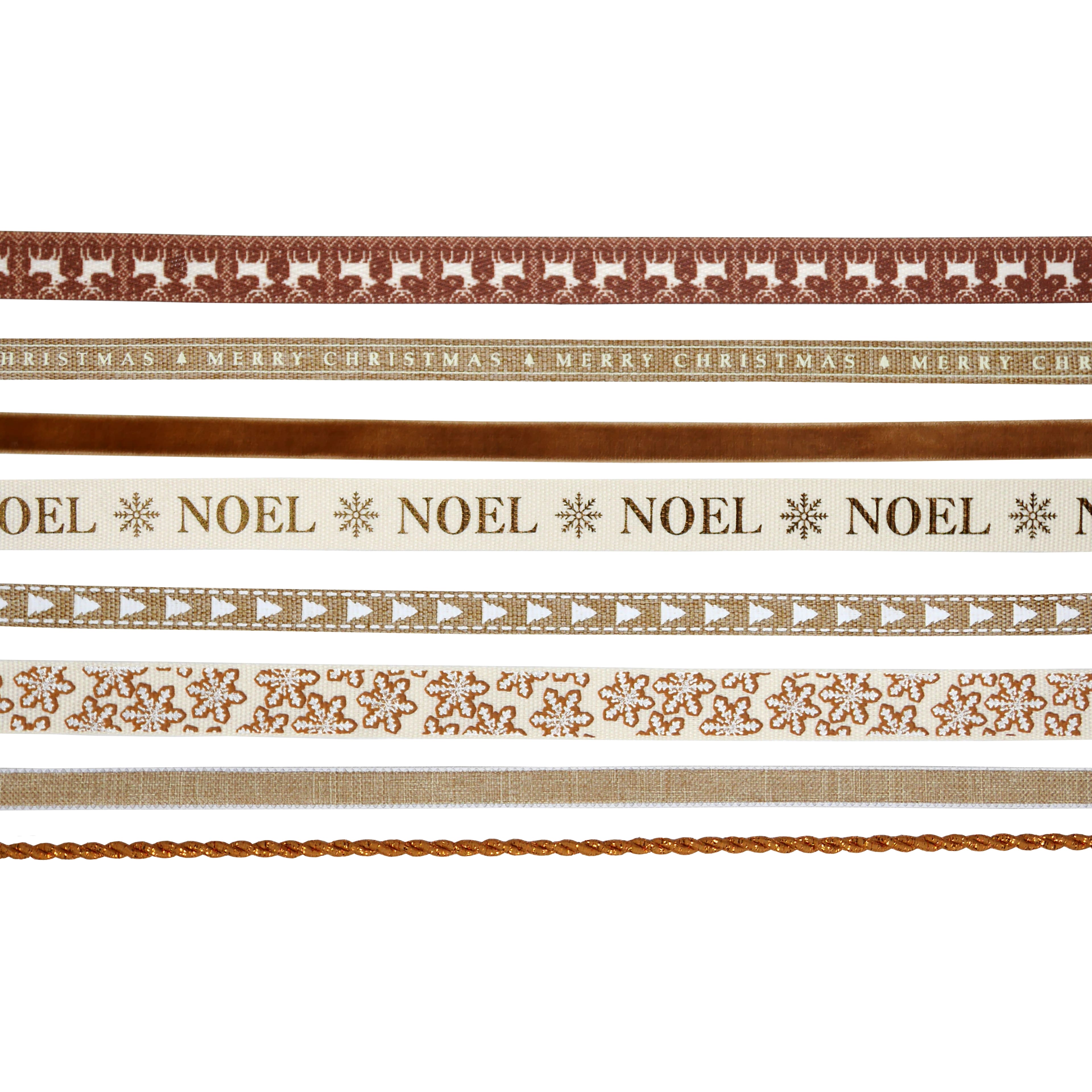 Gingerbread Christmas Value Pack Ribbon by Celebrate It&#xAE;