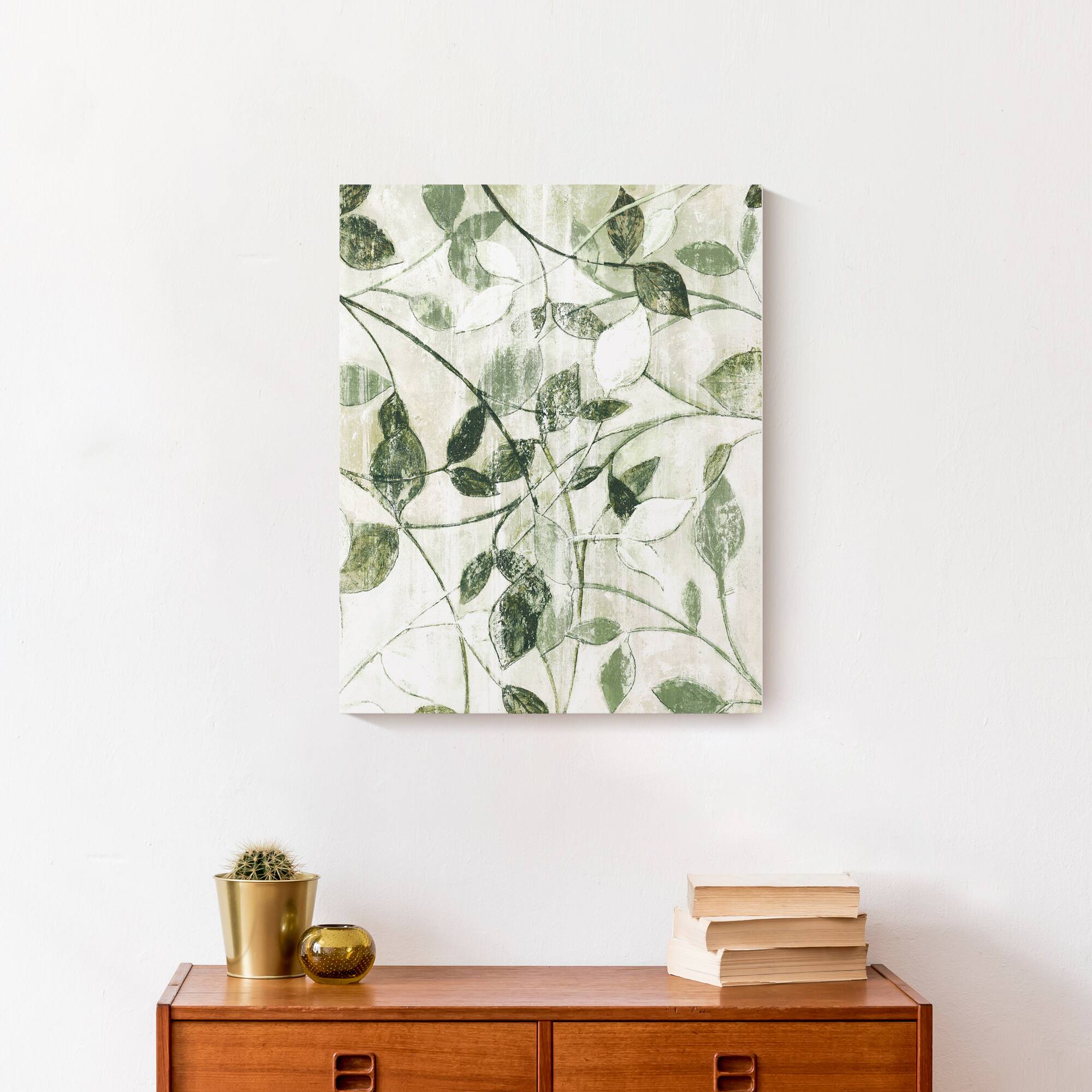 Design Direct Simple Leaves Canvas Wall Art