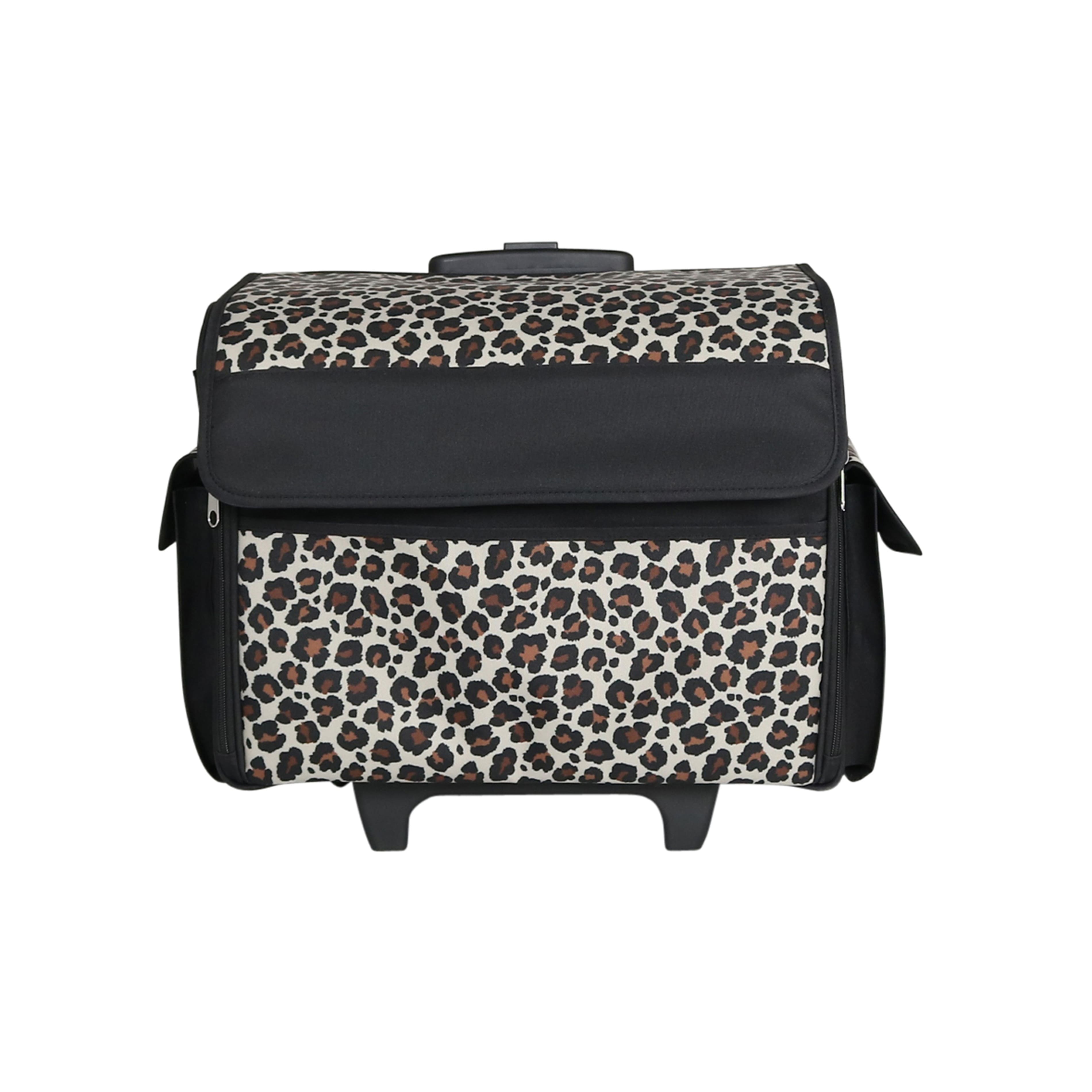 Everything Mary Leopard Sewing Machine Tote