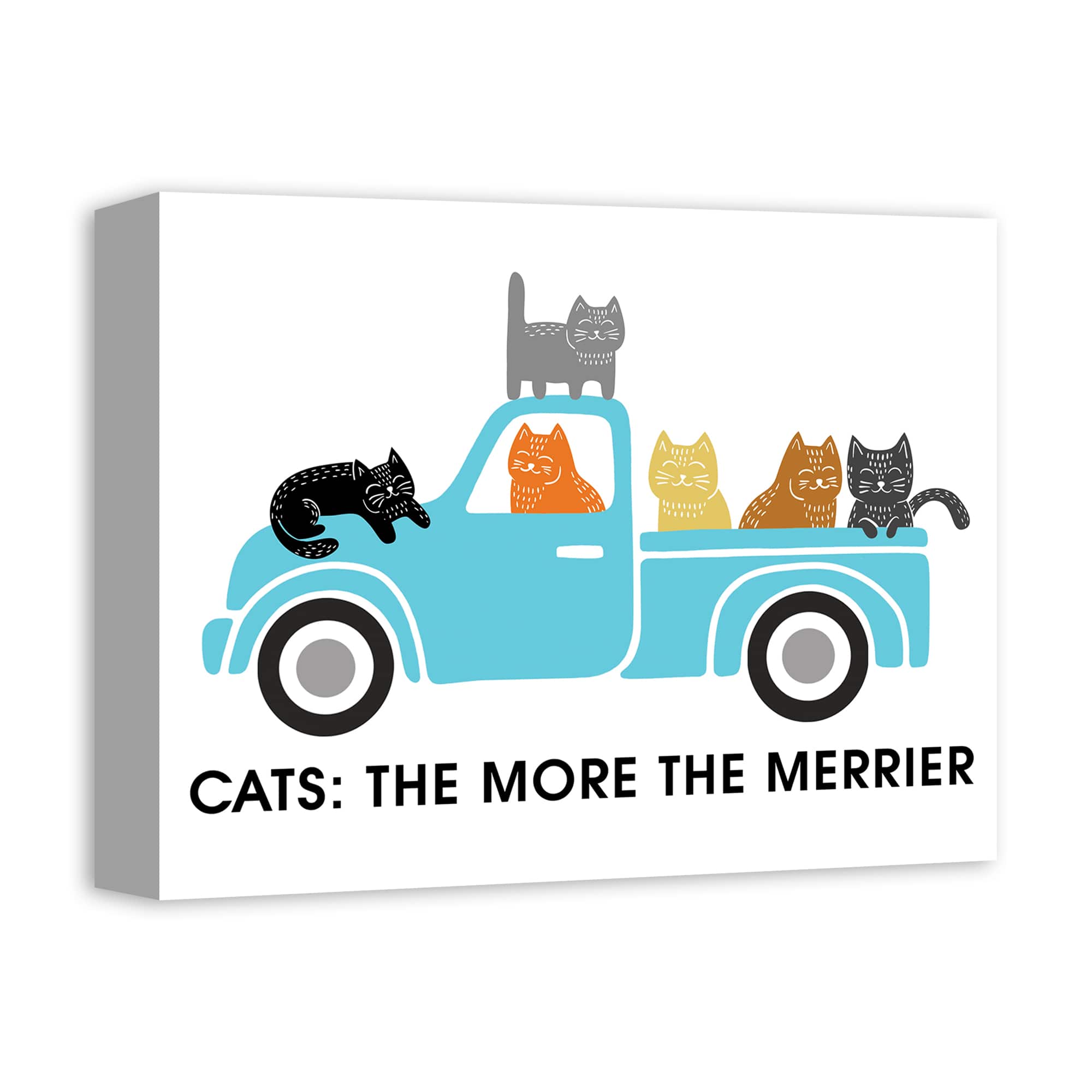 Cats: The More The Merrier Canvas Wall Art