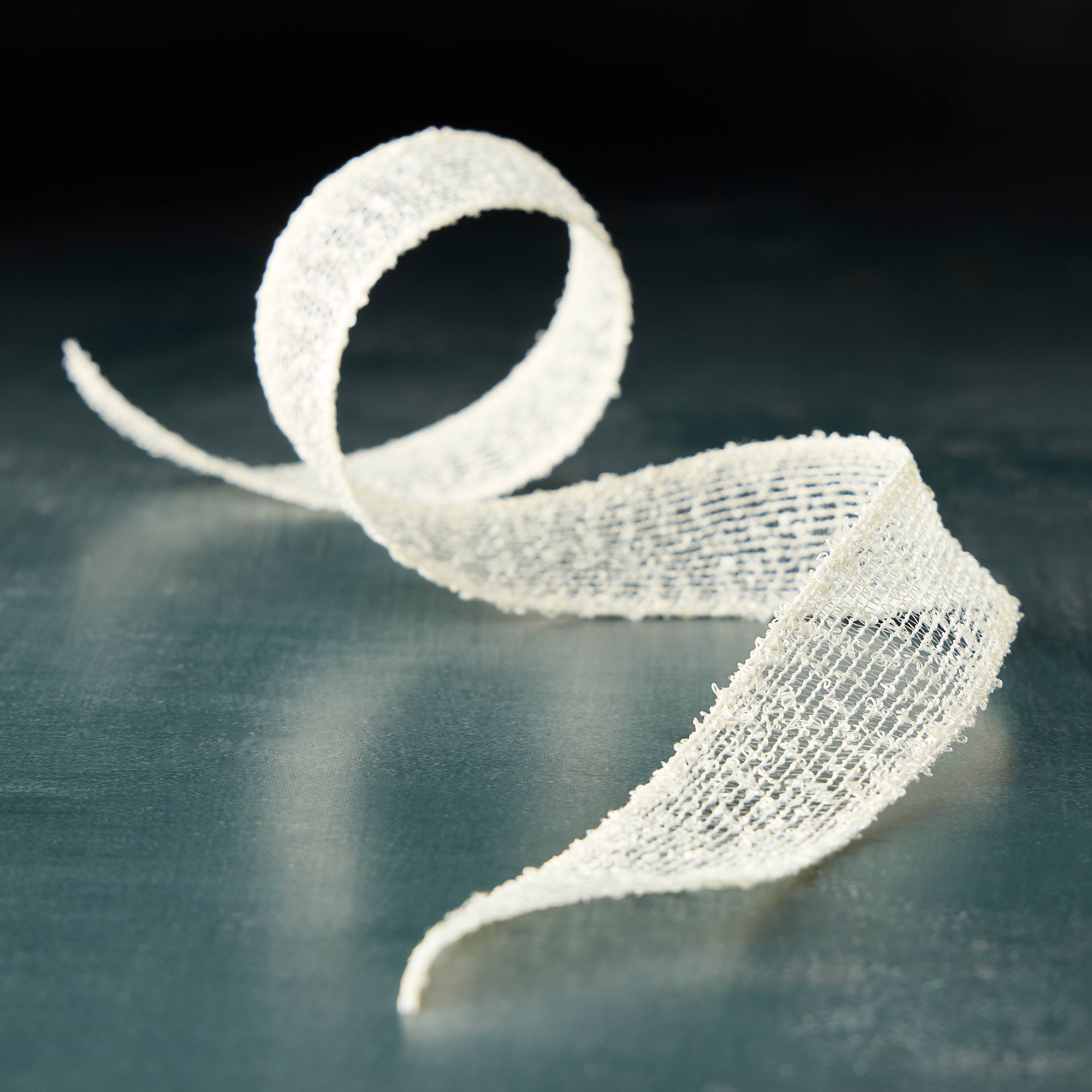 1&#x22; x 5yd. Light Yellow Mesh Ribbon by Celebrate It&#xAE; Classic