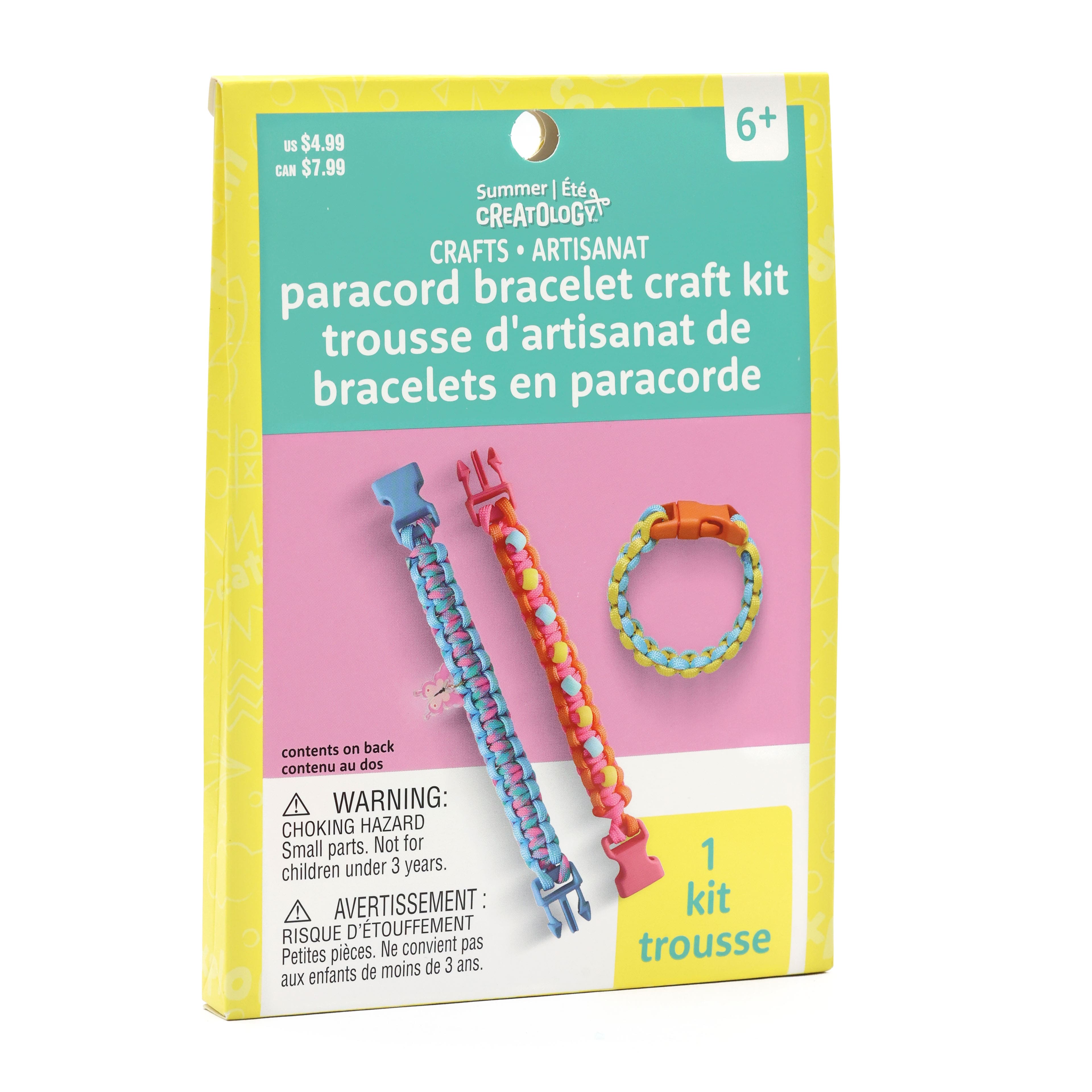 Summer Paracord Bracelet Craft Kit by Creatology&#x2122;