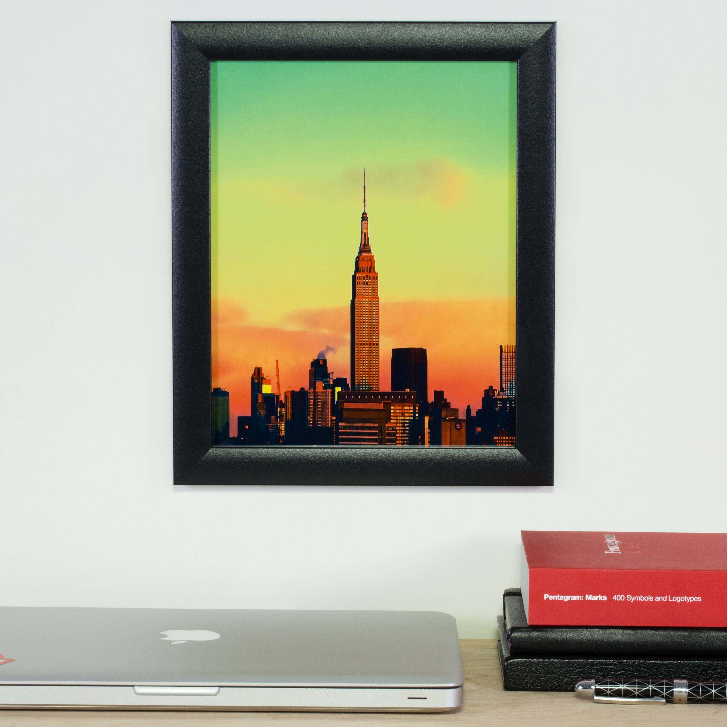 2 Pack Craig Frames Contemporary Gallery Black Picture Frame