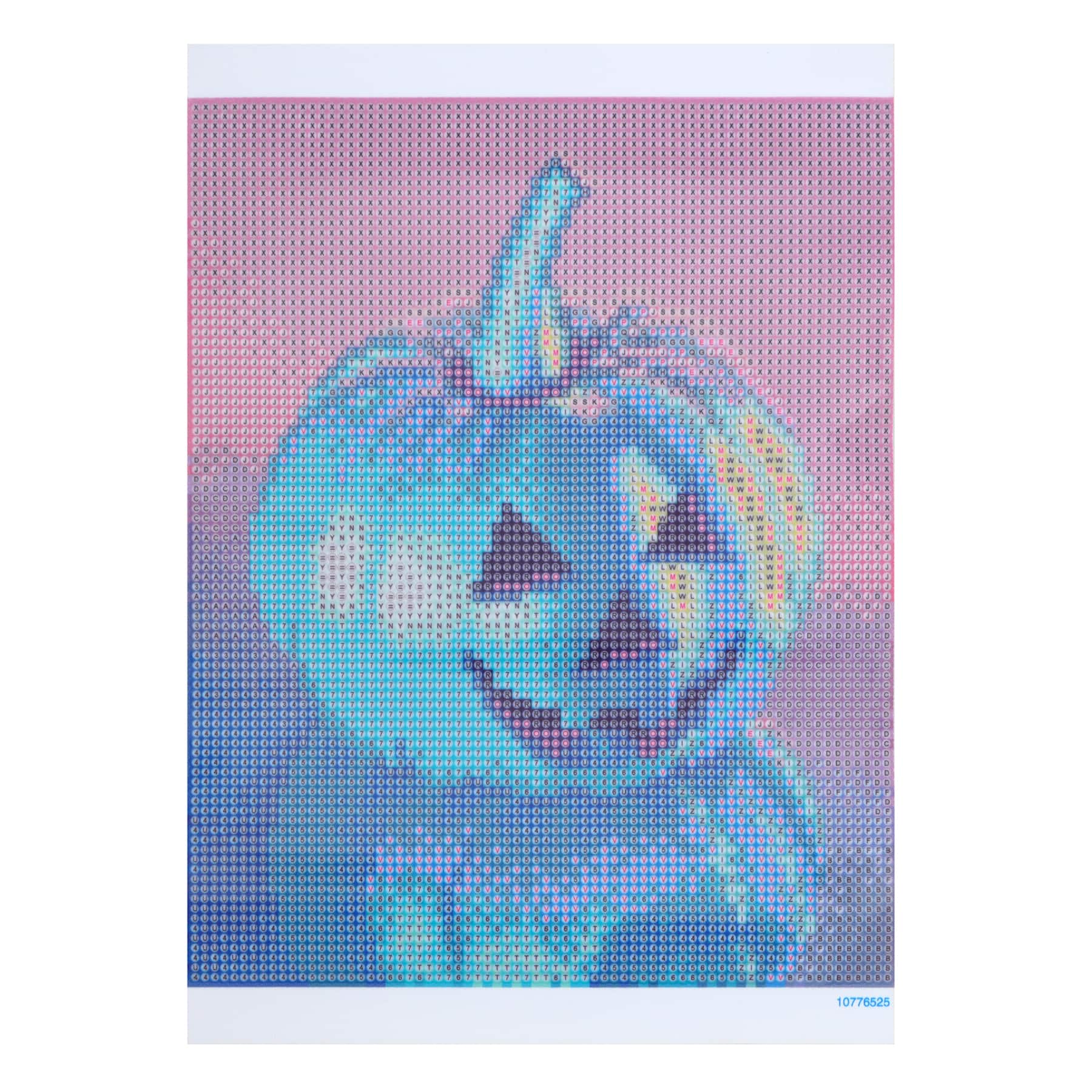 8&#x22; x 10&#x22; Neon Pumpkin Diamond Art Kit with Magnetic Frame by Make Market&#xAE;