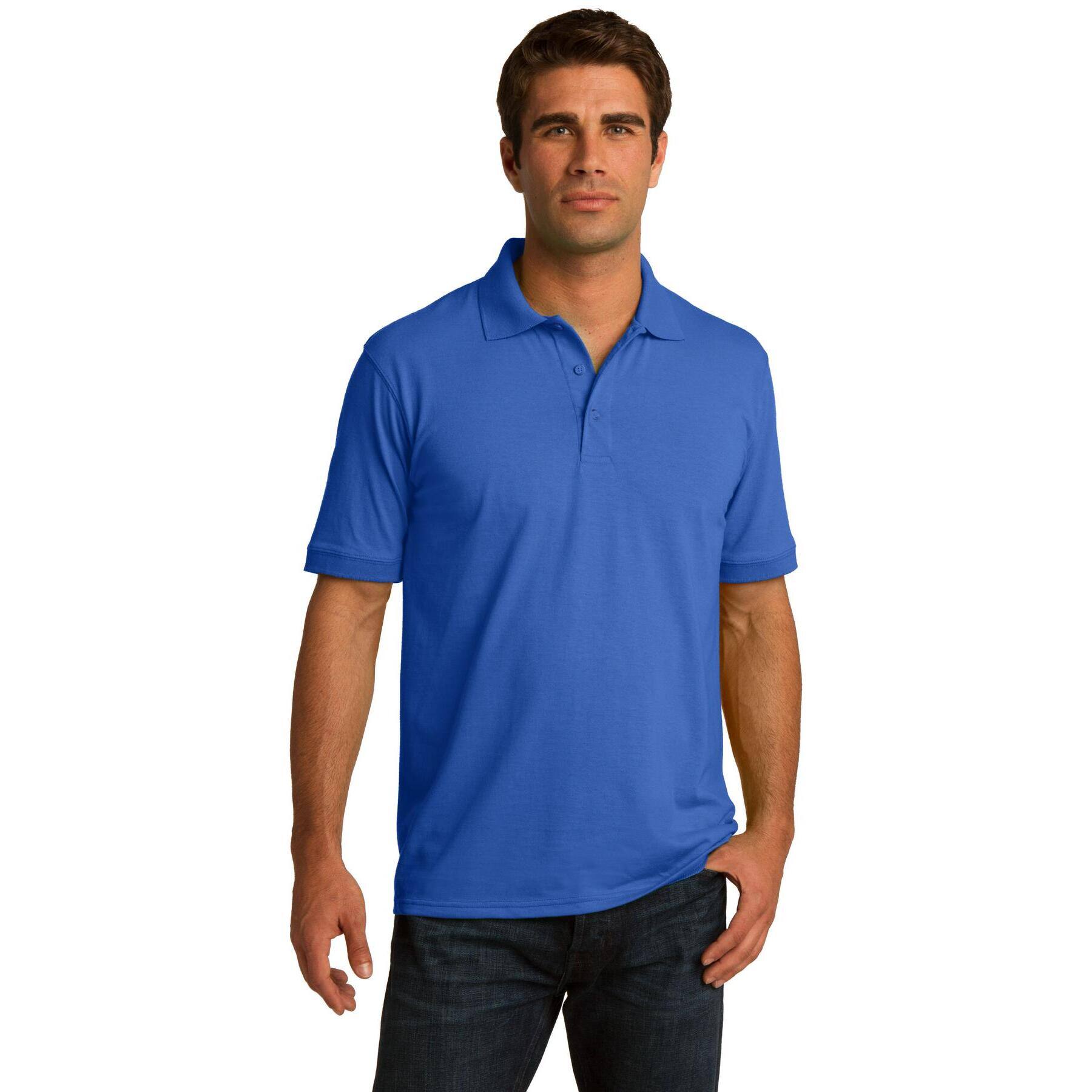 Port & Company® Darks Core Blend Jersey Knit Polo