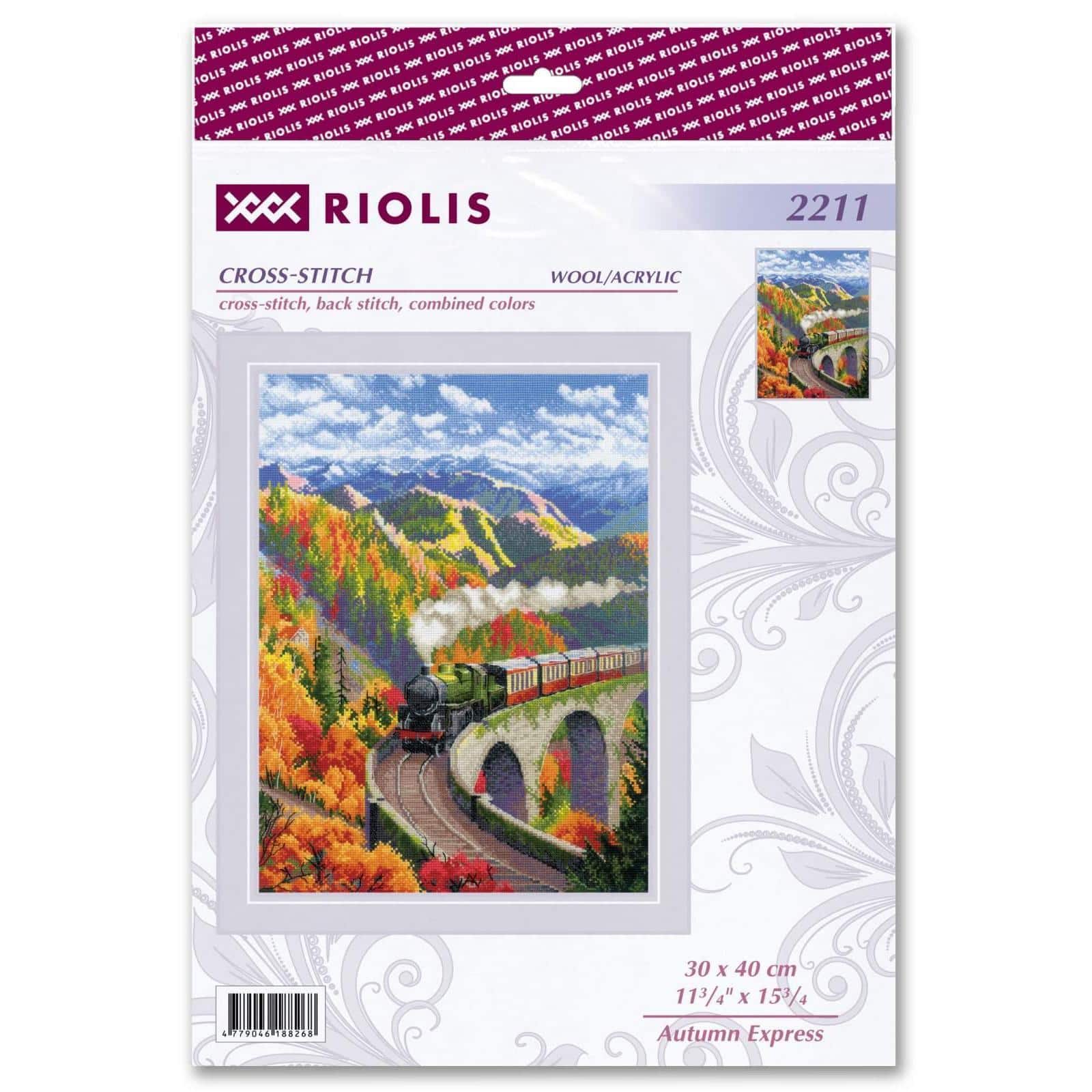 RIOLIS Autumn Express Counted Cross Stitch Kit