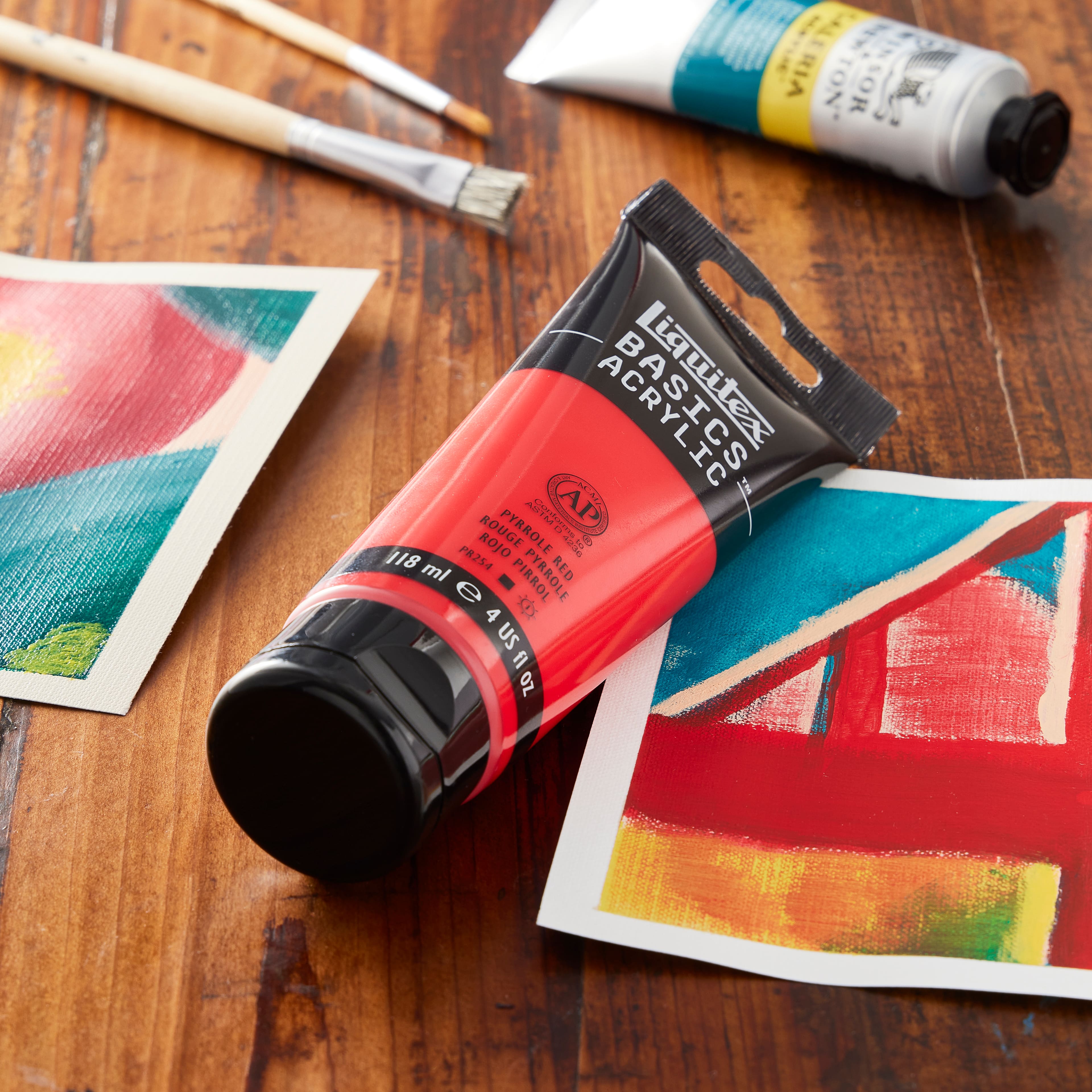 Liquitex Basics Acrylic Paint Pyrrole Red 4 oz