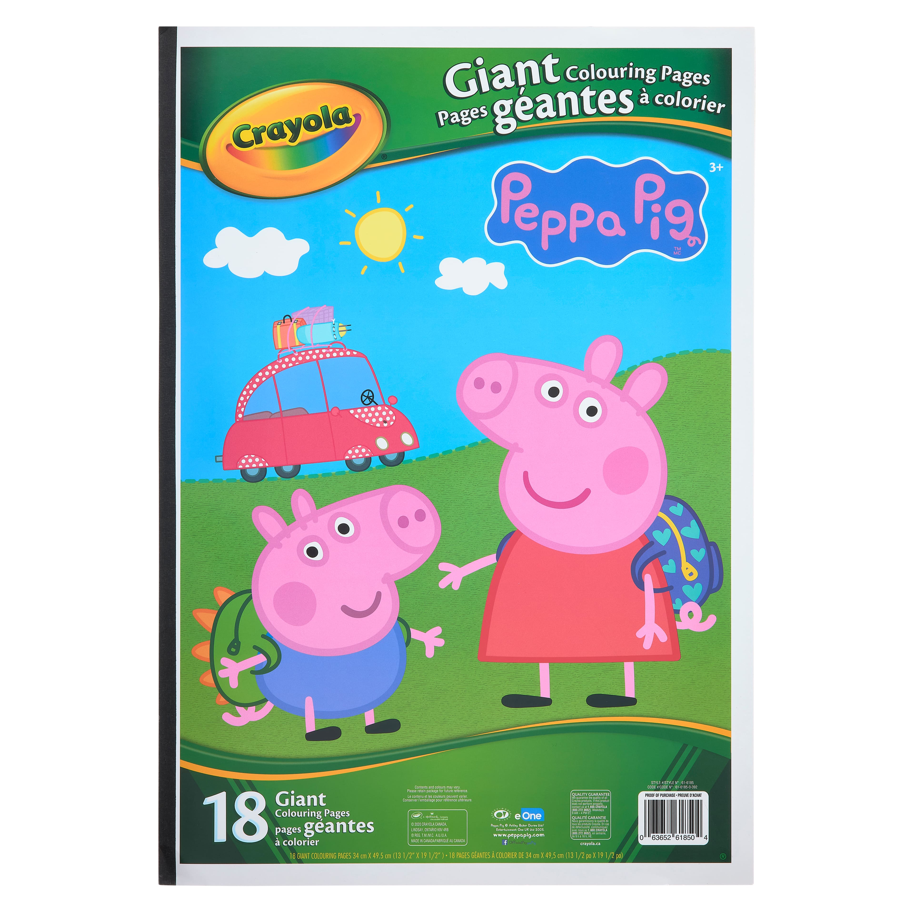 Crayola® Giant Colouring Pages, Peppa Peg