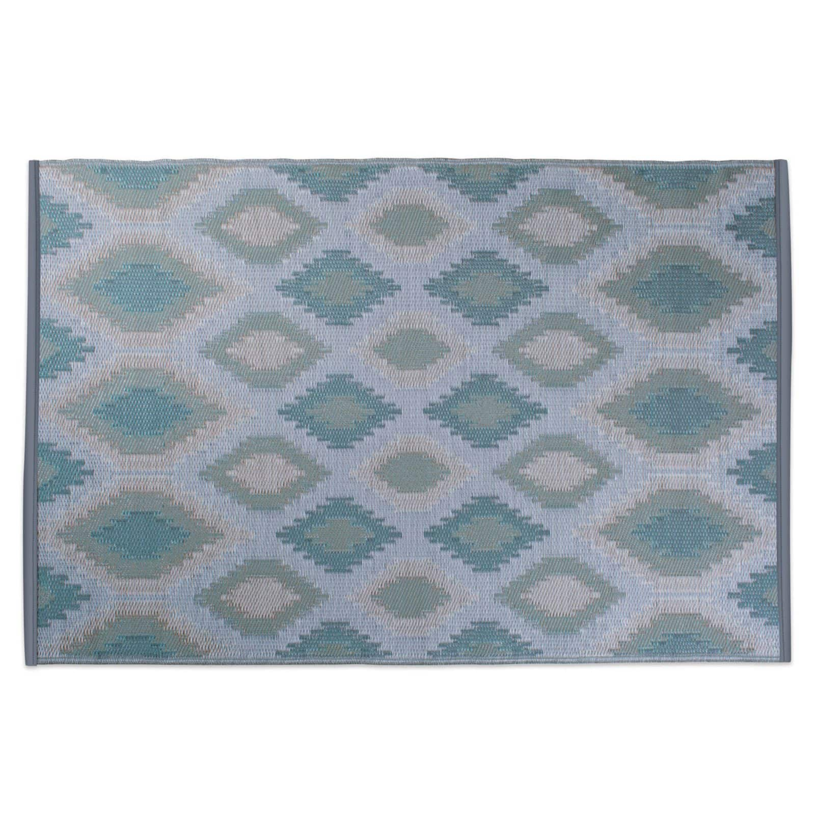 DII&#xAE; Green Ikat Outdoor Rug, 4ft. x 6ft.