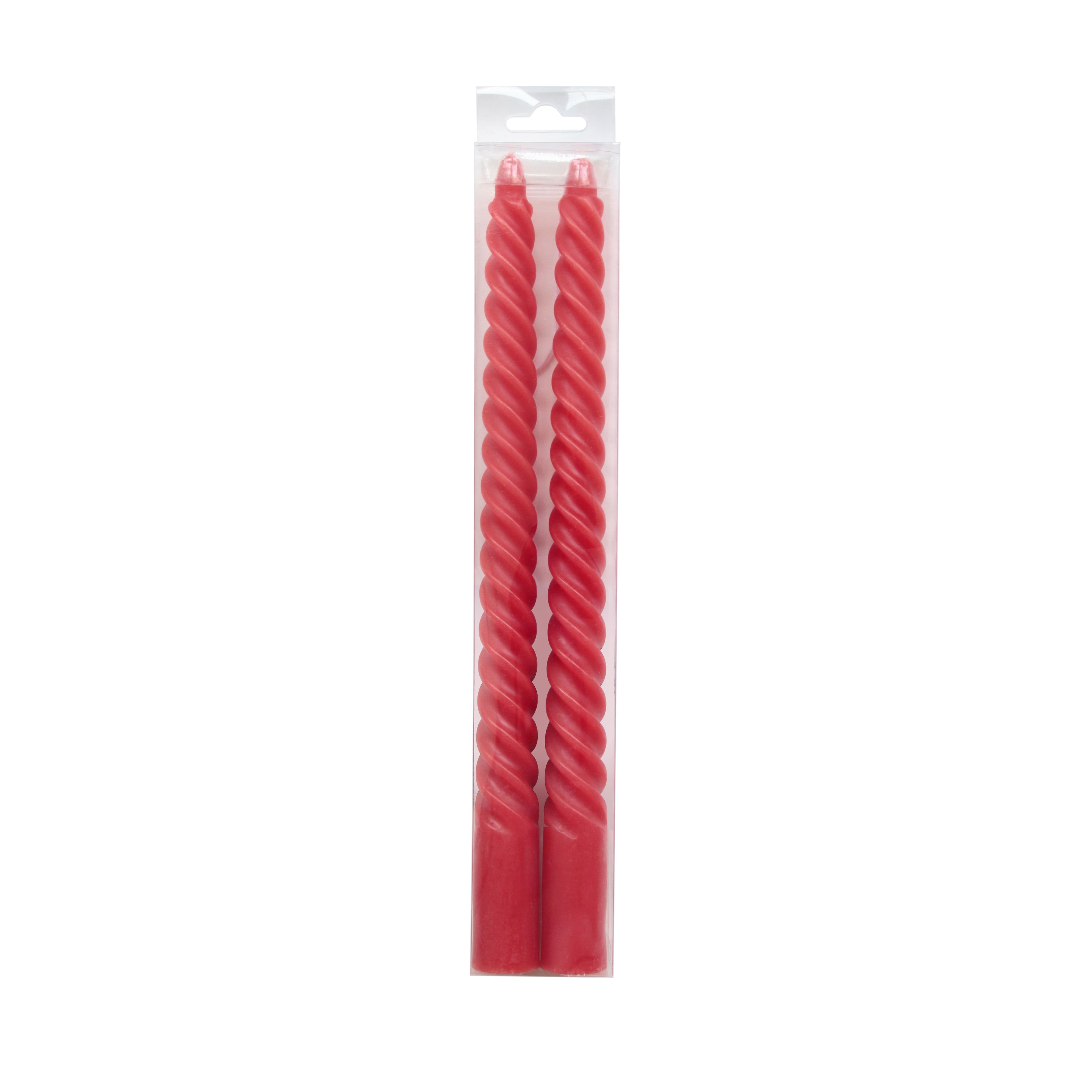 10&#x22; Twist Taper Candles, 2ct. by Ashland&#xAE;