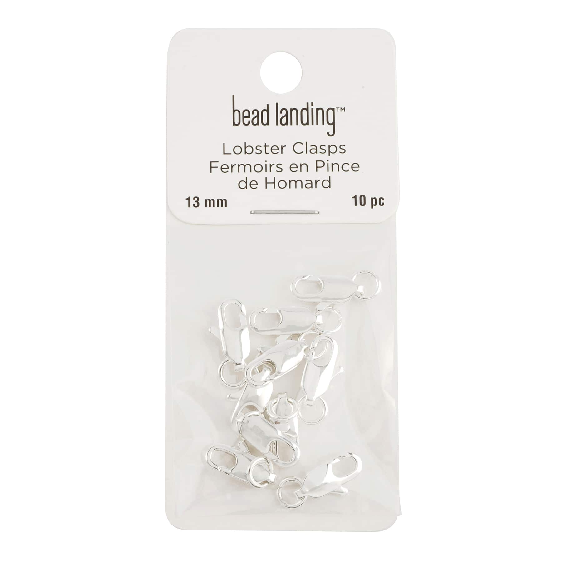 12 Packs: 10 ct. (120 total) 13mm Lobster Clasps by Bead Landing™