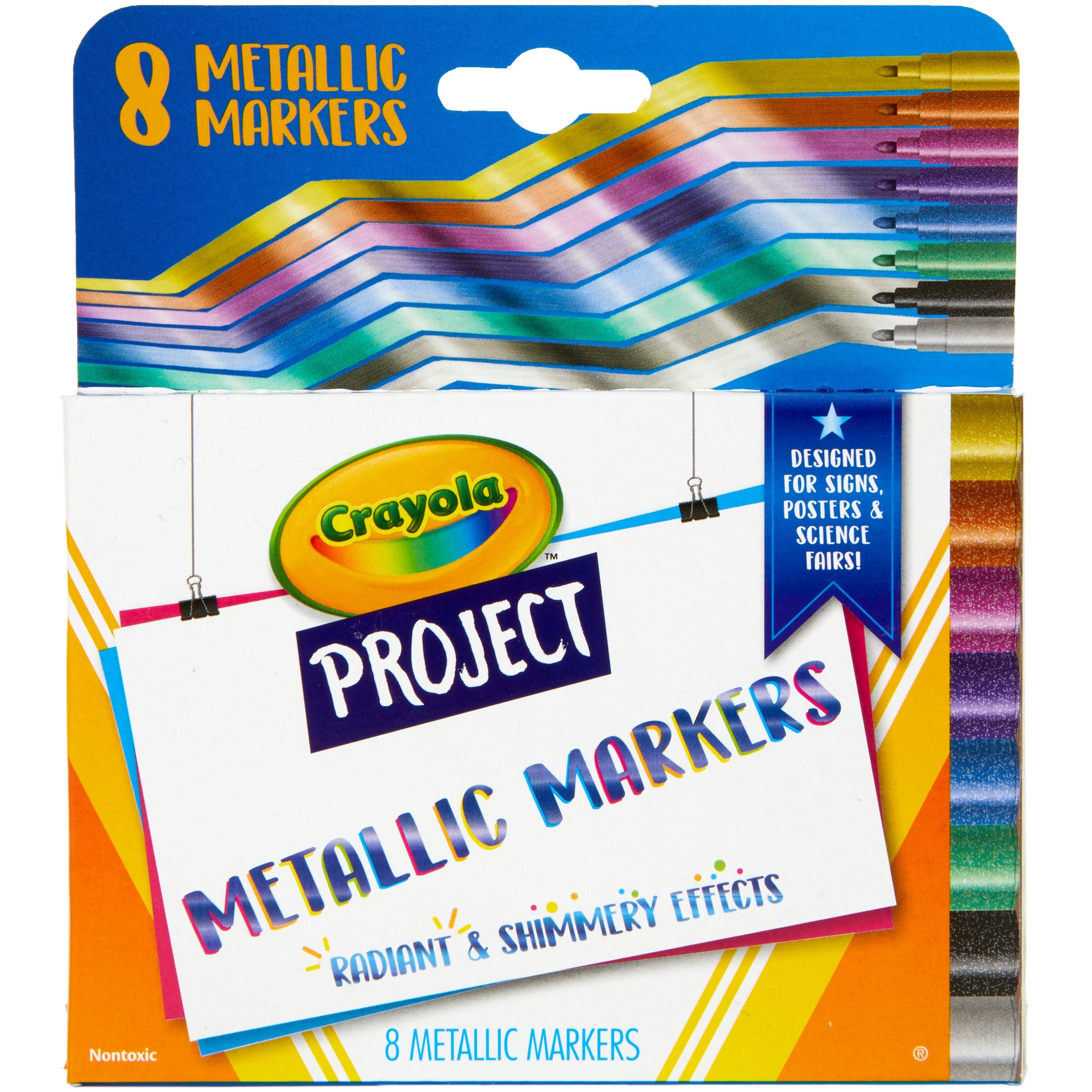 Metallic Outline Markers, 4 Assorted Colors, Crayola.com