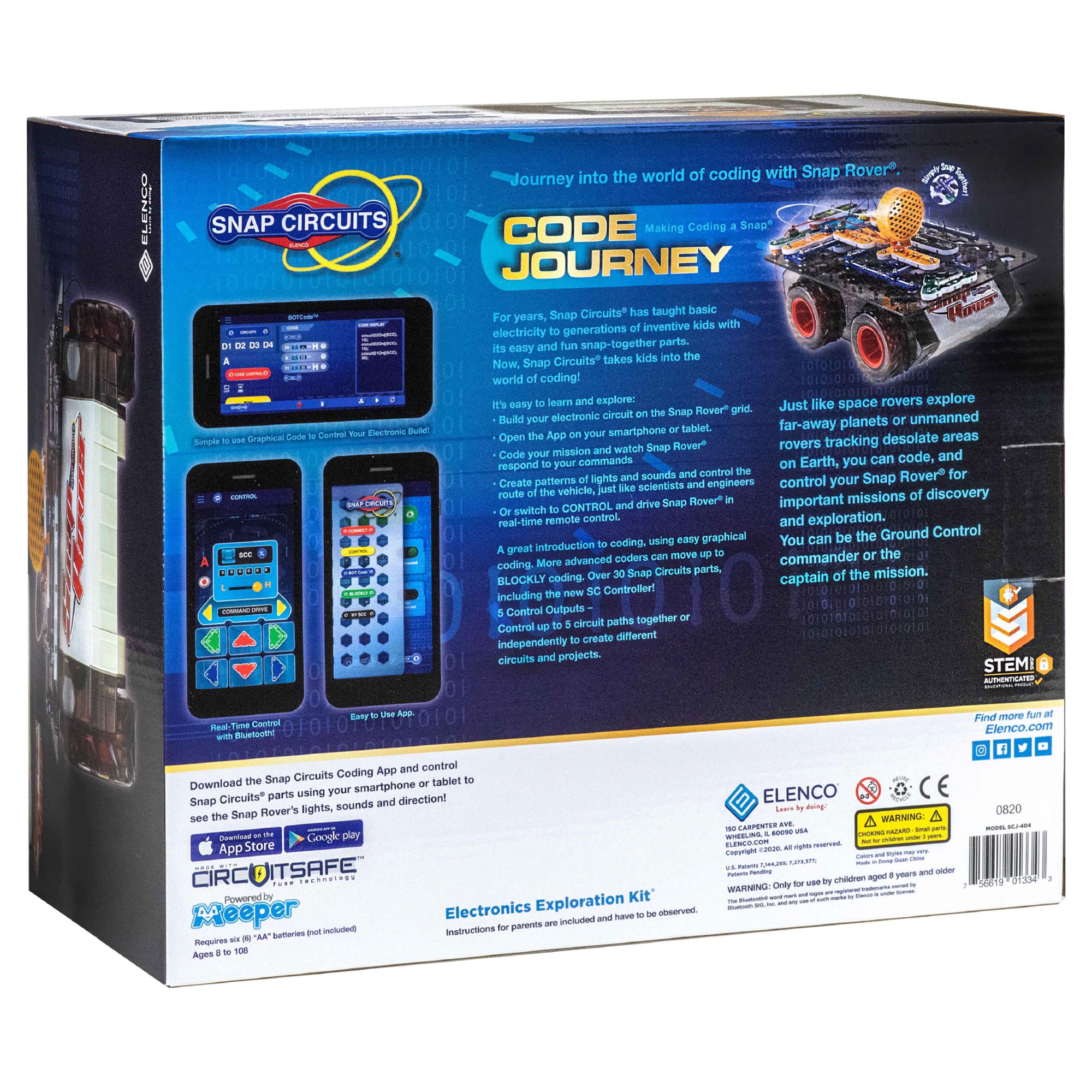 Snap Circuits&#xAE; Code Journey Build Your Circuit STEM Building Toy