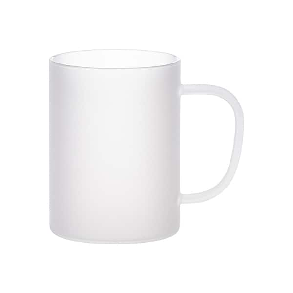 Craft Express 4ct. 15oz. Frosted White Glass Mug