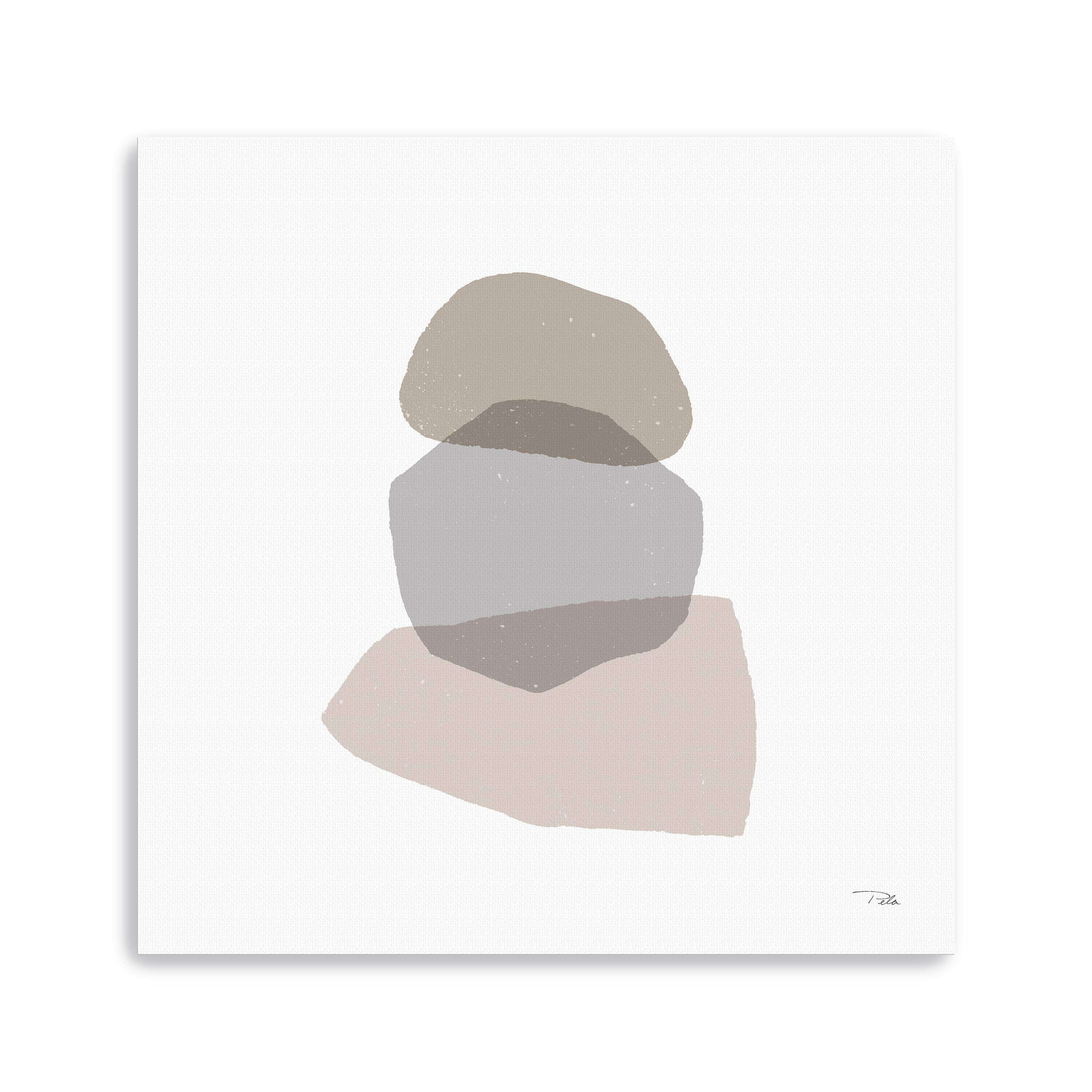 Pieces By Pieces Neutral II Canvas Giclee