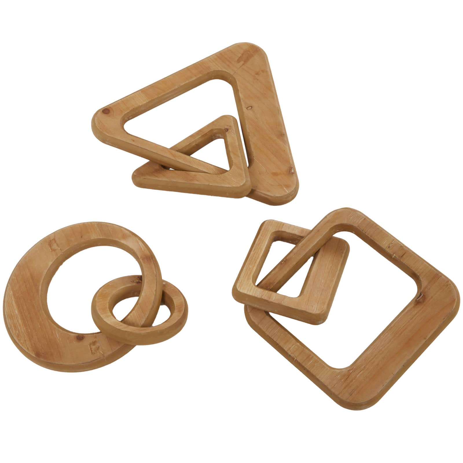 CosmoLiving by Cosmopolitan Wood Chain Sculpture Set