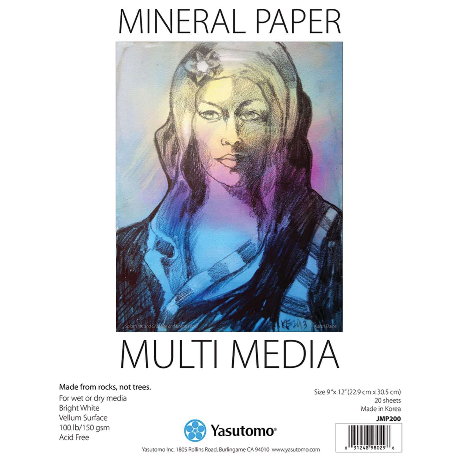 Yasutomo&#xAE; Mineral Paper Multi Media Pad