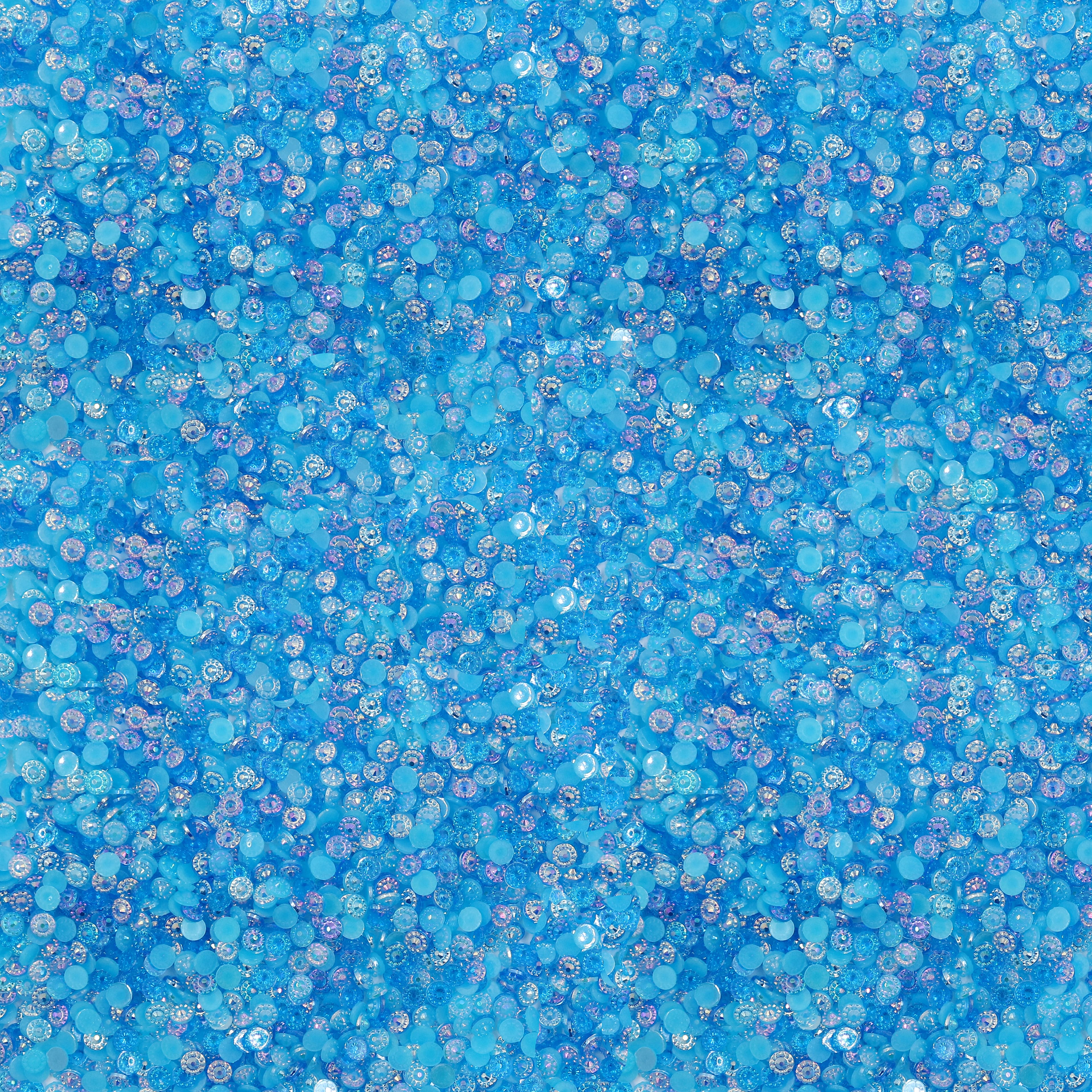 24 Pack: Fancy Blue Mix Mini Gems by Creatology™