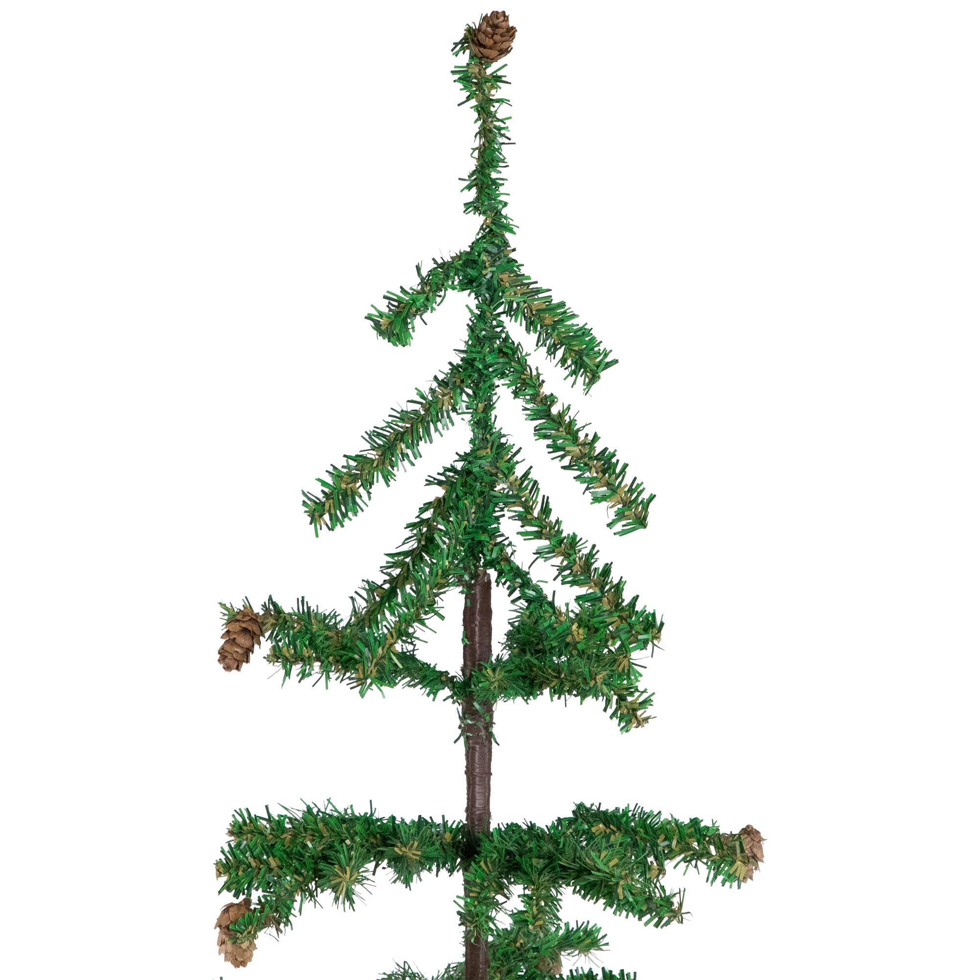 3ft. Unlit Medium Pine Artificial Christmas Tree in Burlap Base