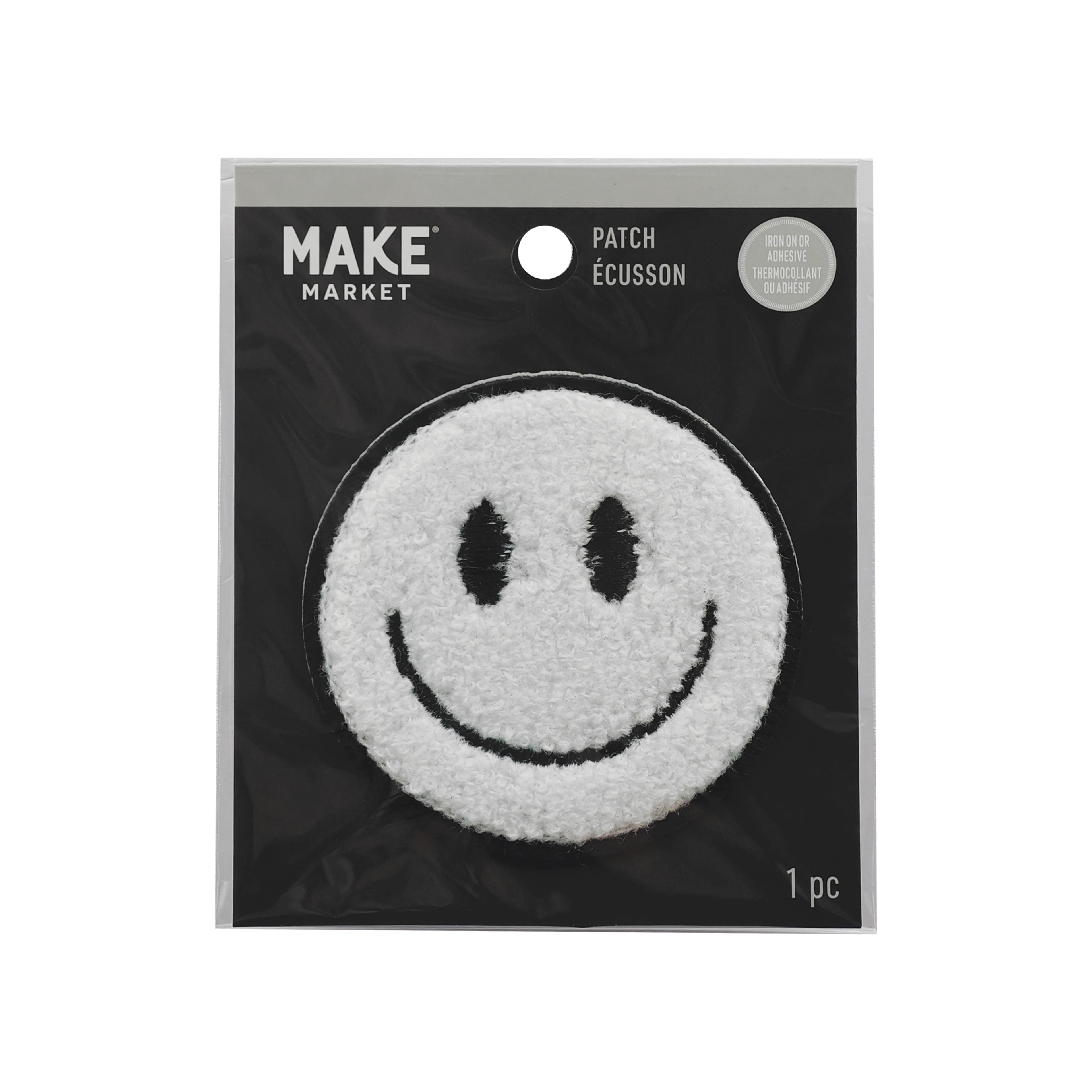 3&#x22; Chenille Smile Iron On Patch by Make Market&#xAE;