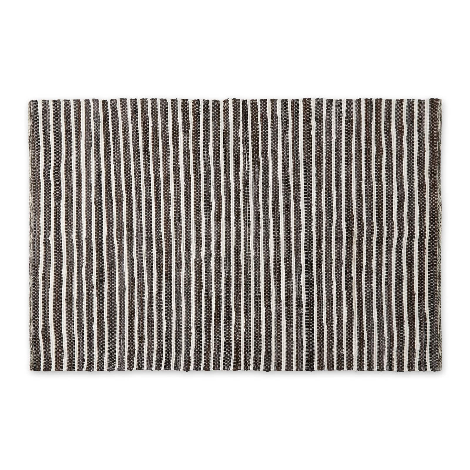 DII&#xAE; Slim Stripe Cotton Chindi Rug, 4ft. x 6ft.