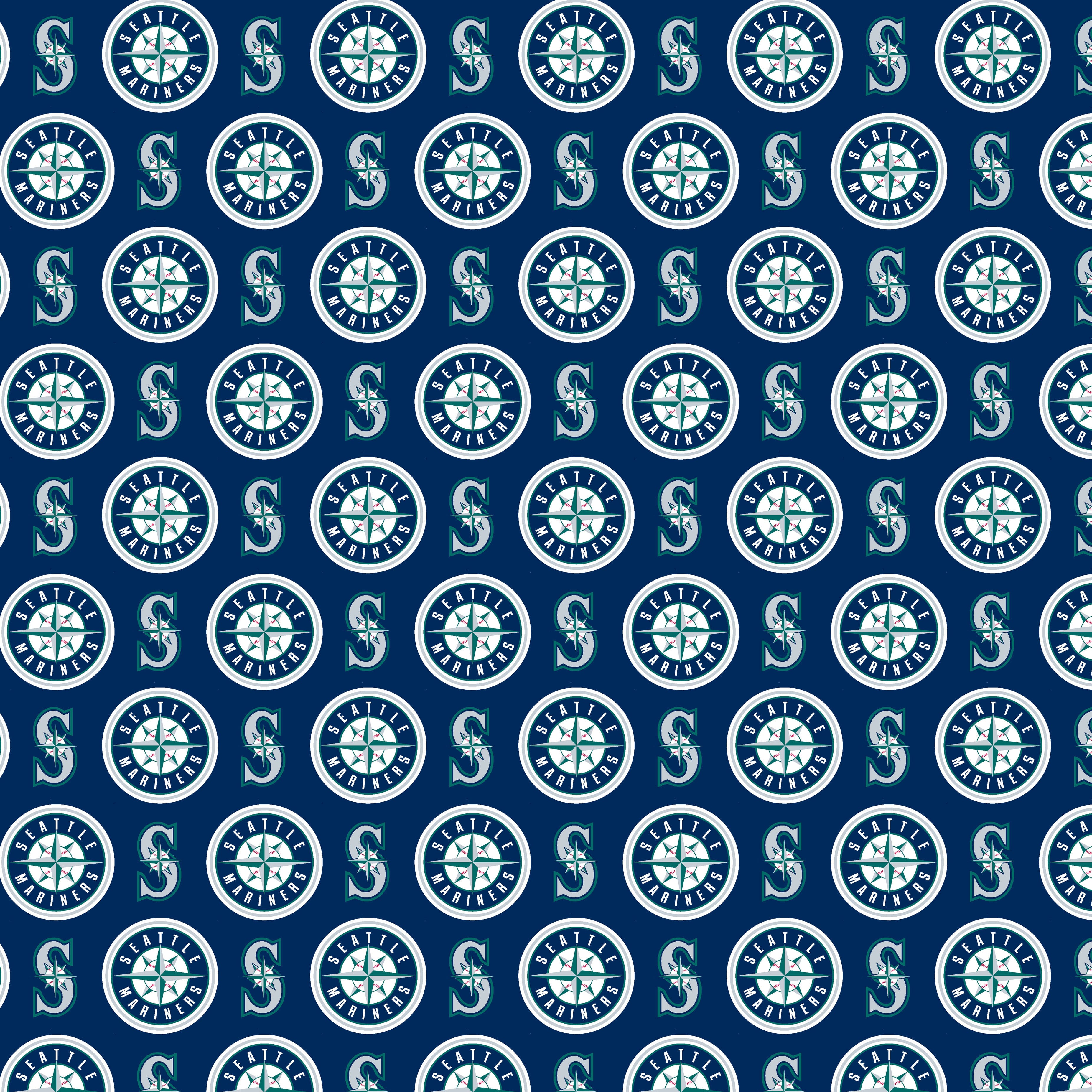 MLB Seattle Mariners Cotton Fabric