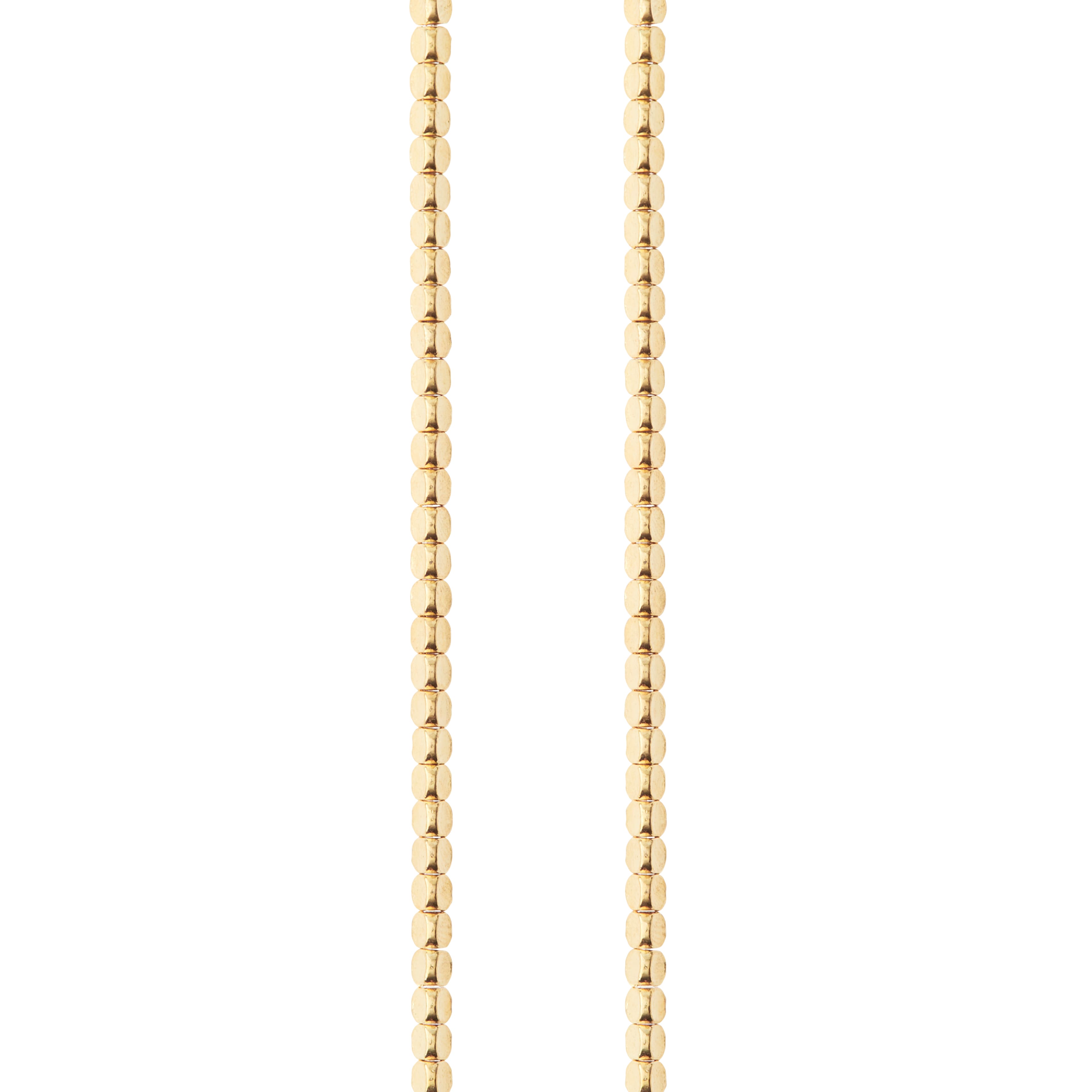 12 Pack: Gold Metal Irregular Shape Beads, 3mm by Bead Landing™