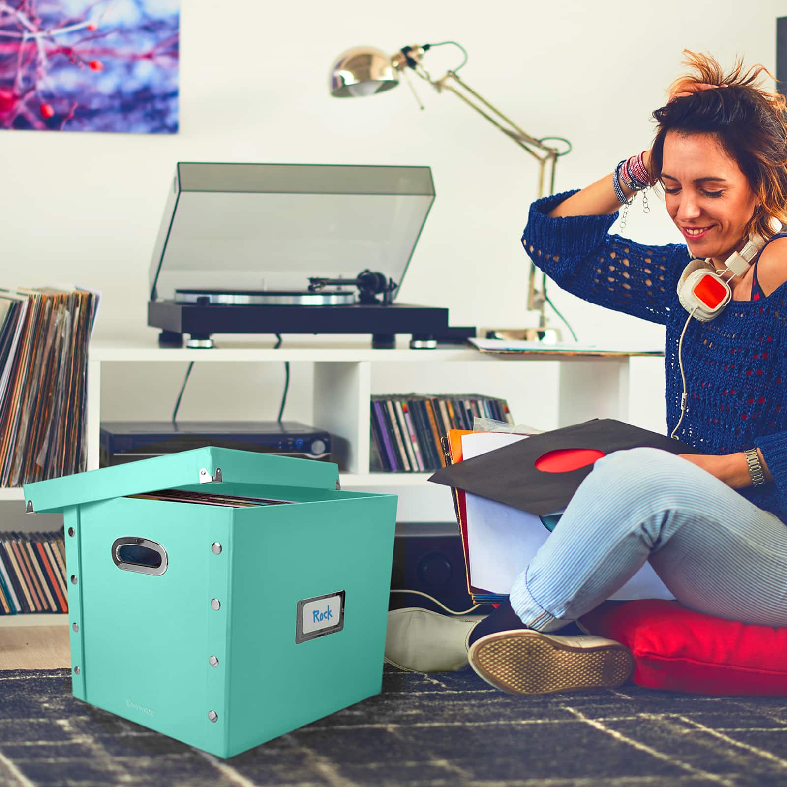 12" Snap-N-Store Vinyl Record Storage Box