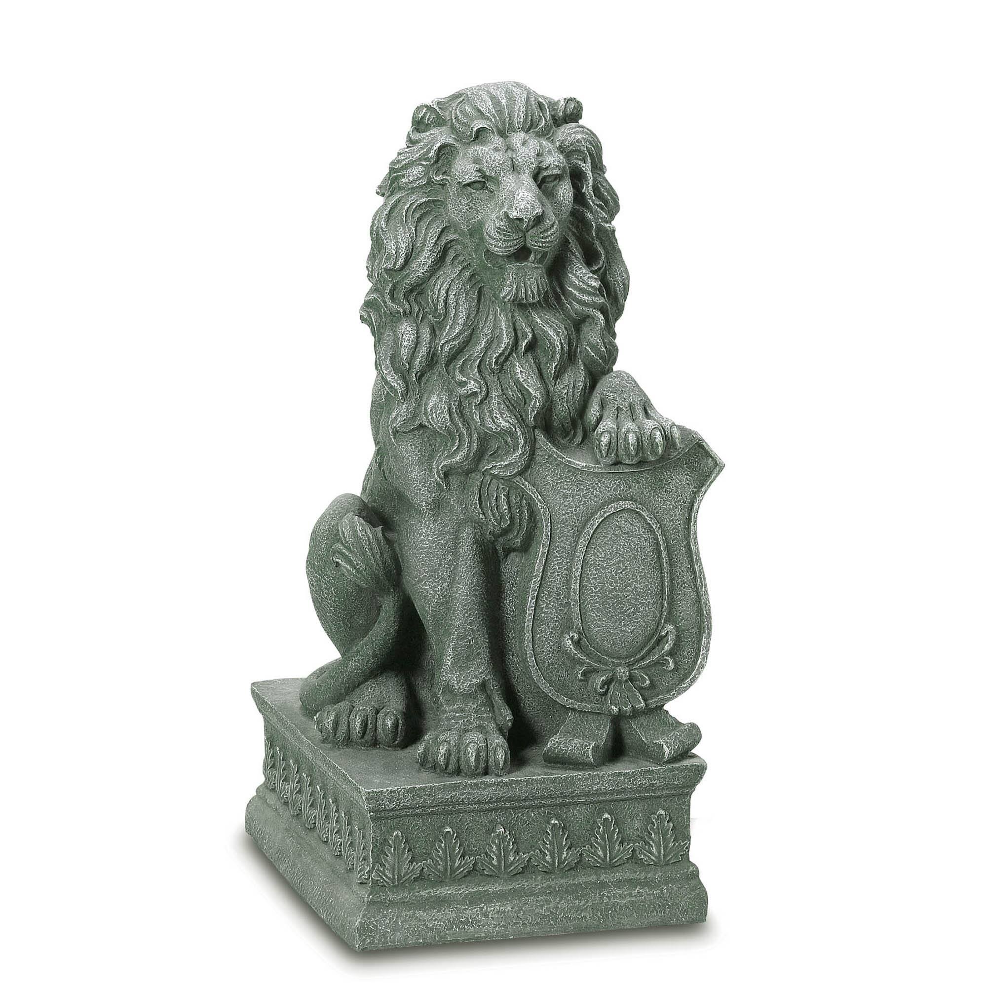 25&#x22; Lion Guardian Statue