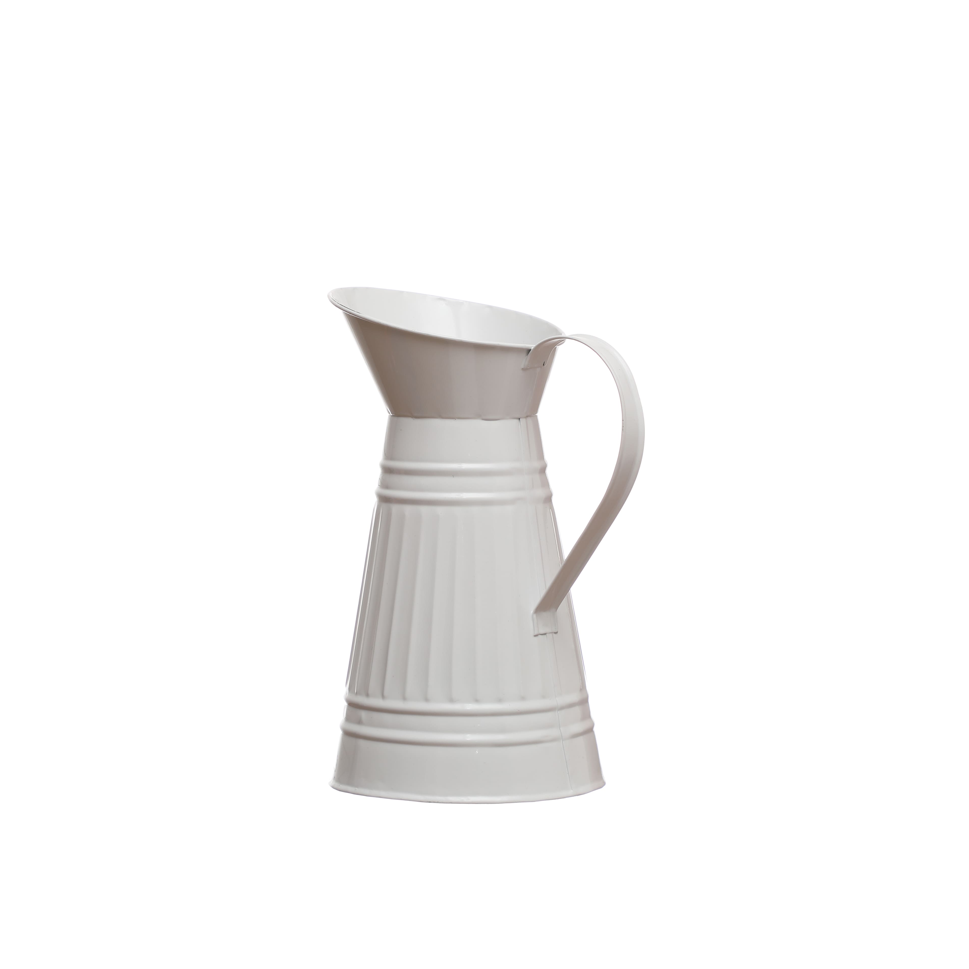 White Metal Pitcher