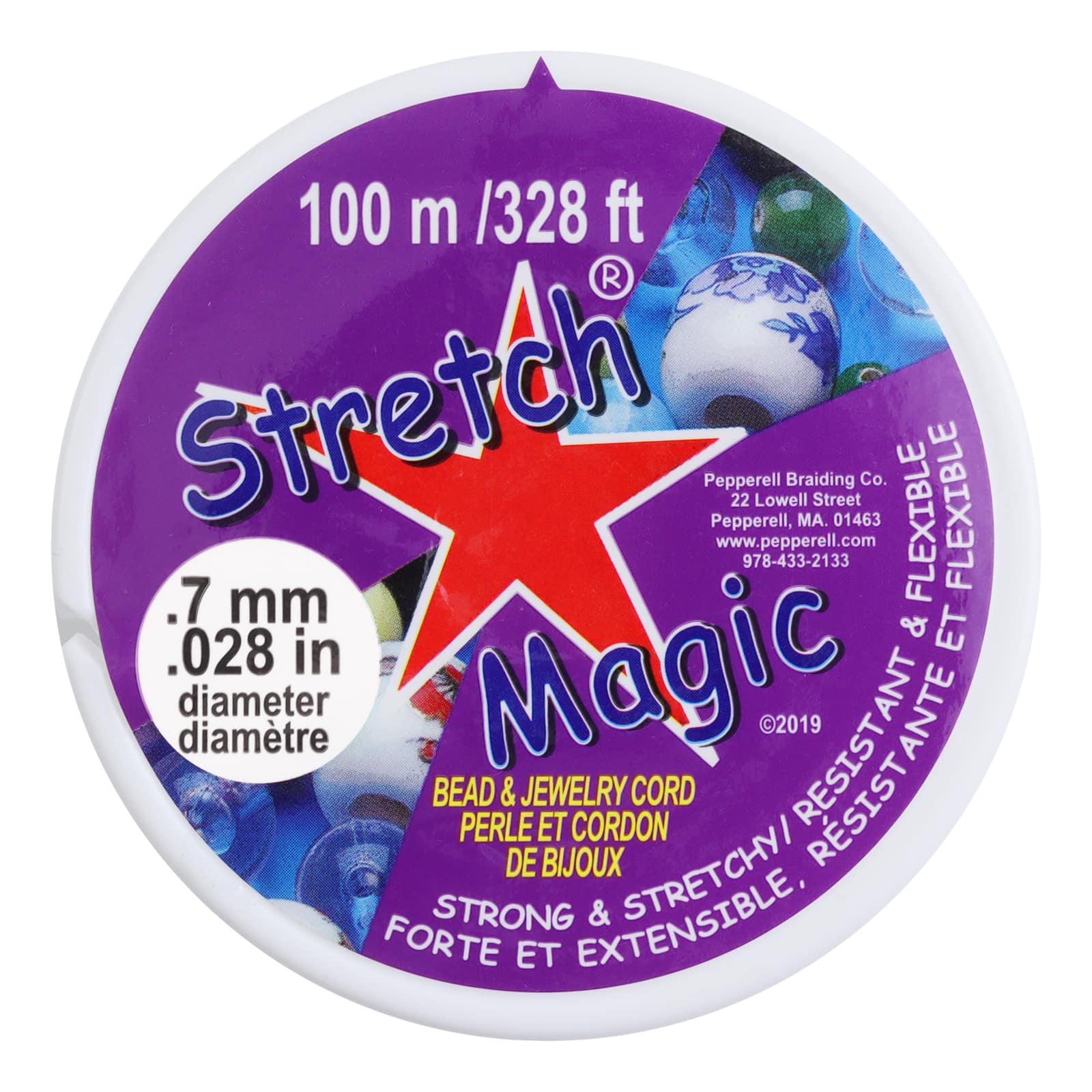 7mm Clear Stretch Magic - 100m – Beads, Inc.