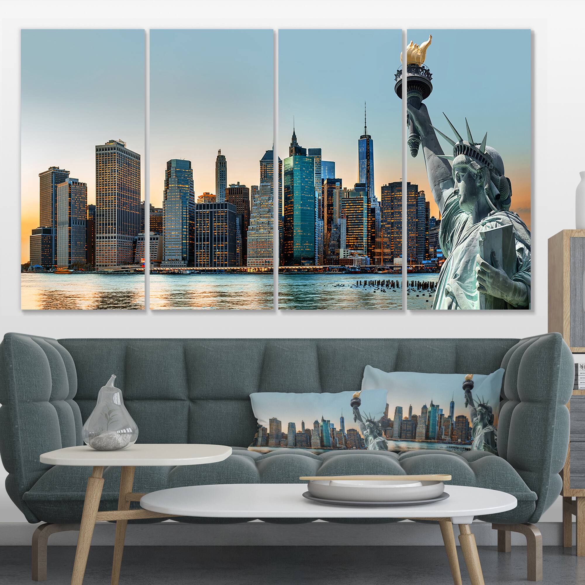 Designart - New York City Skyline Panorama
