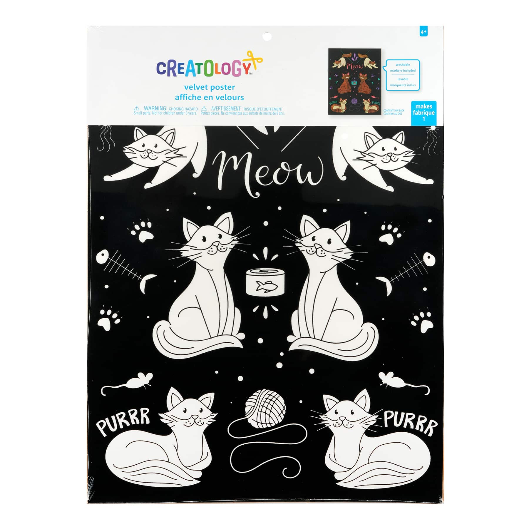 Cats Velvet Poster Kit by Creatology&#x2122;
