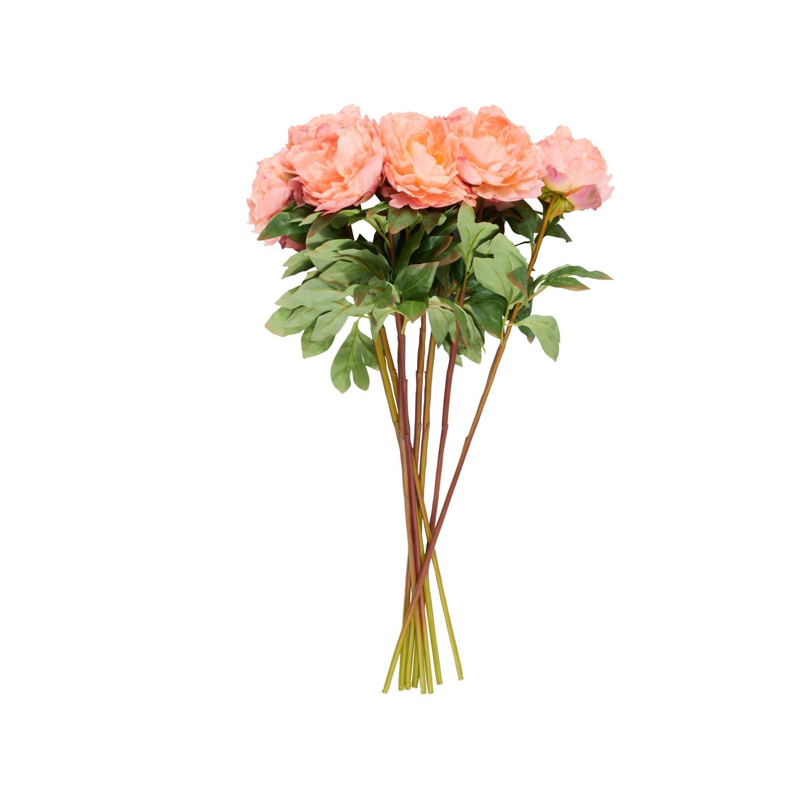 31" Orange Peony Artificial Flower Stem, 8ct.