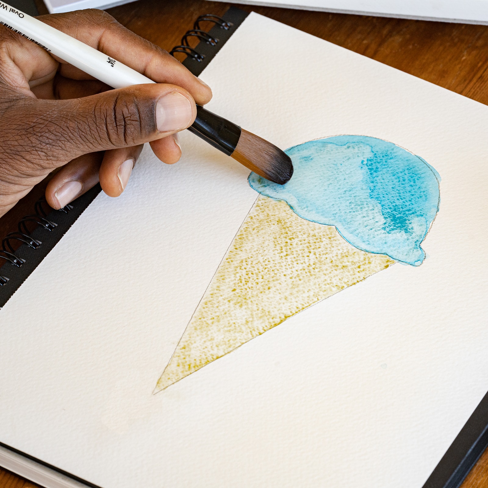 Black Hardcover Watercolour Book by Artist's Loft™, 5.5" x 8.5"