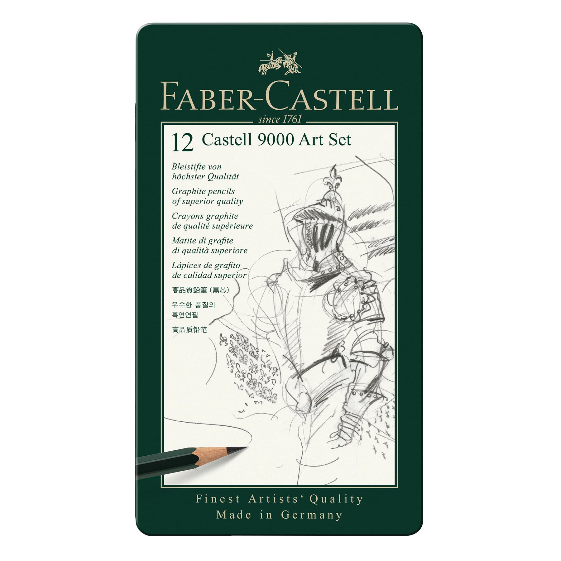 Faber-Castell&#xAE; 9000 12 Pencil Art Tin Set