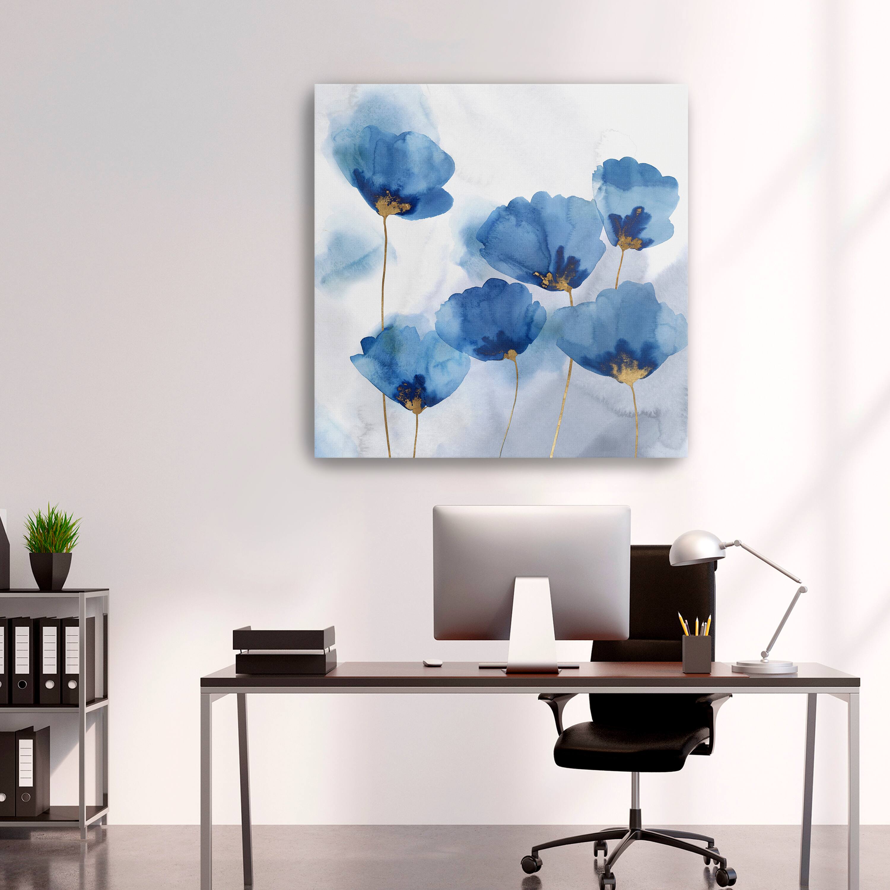 Lumaprints Pretty In Blue II Canvas Gicl&#xE9;e