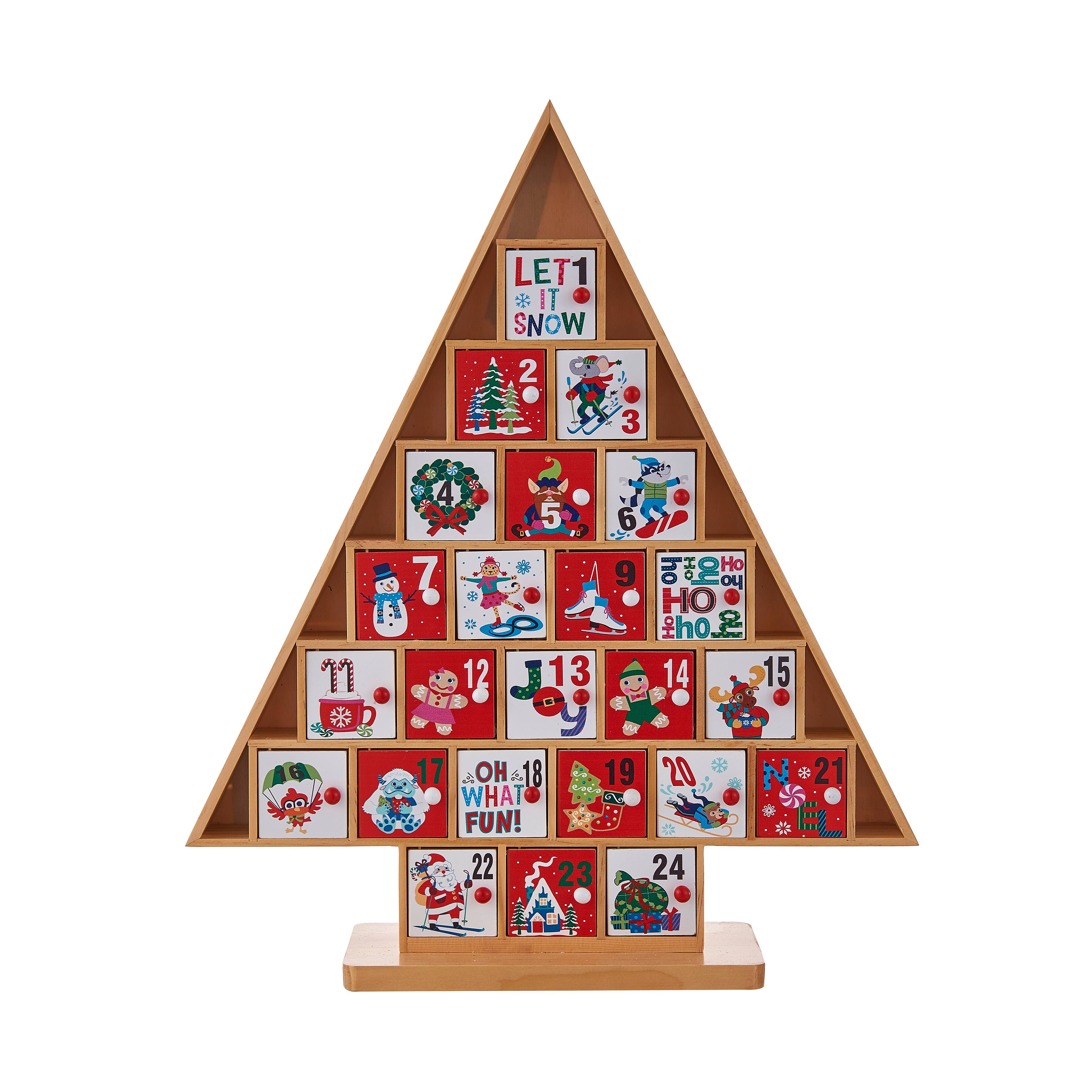 20" Tree Shaped Advent Calendar by Ashland® Michaels