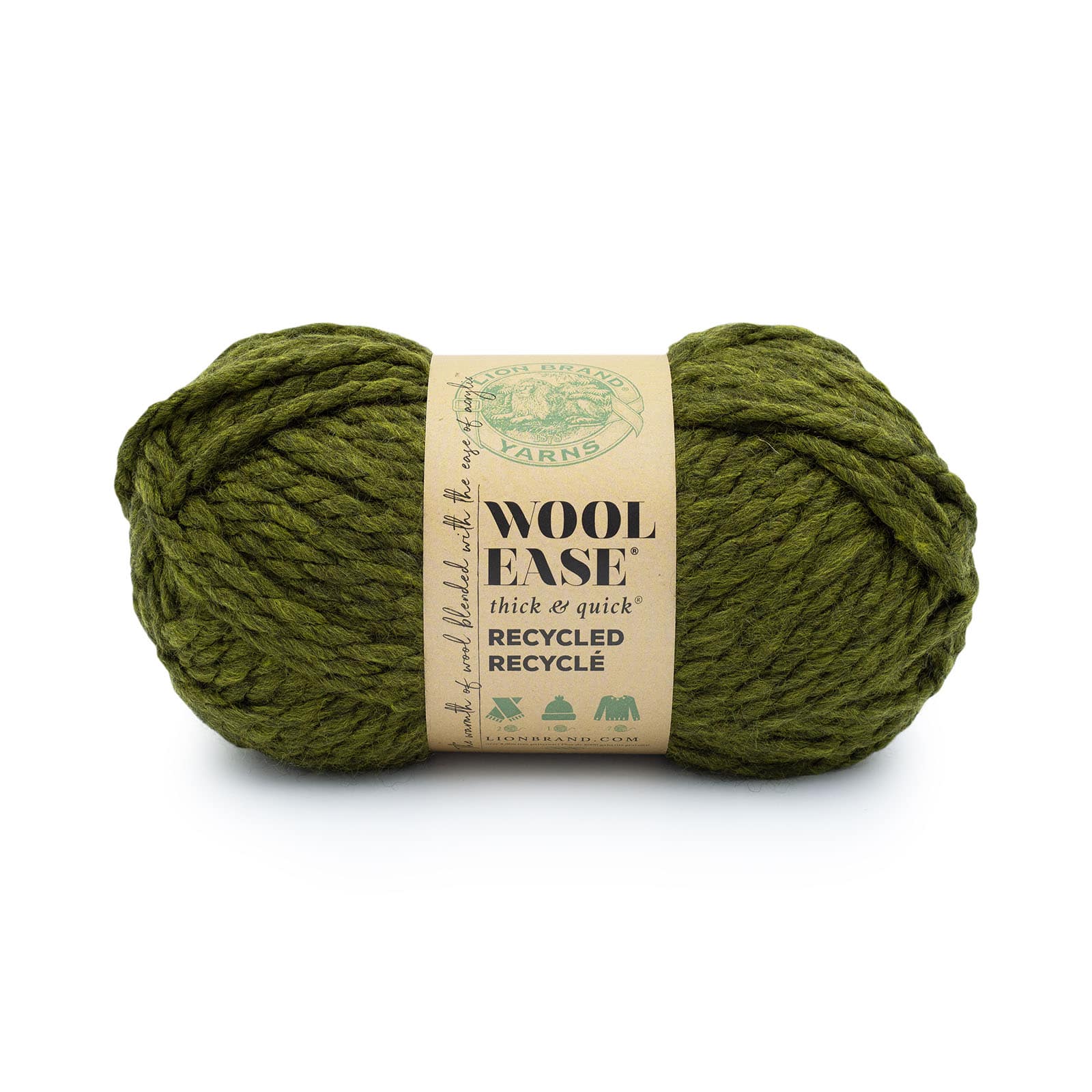 Lion Brand® Wool-Ease® Thick & Quick® Recycled Solid Yarn