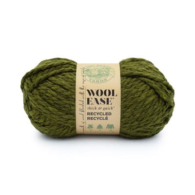 Lion Brand Yarn Wool-Ease Thick & Quick Marsh Super Bulky Acrylic, Wool