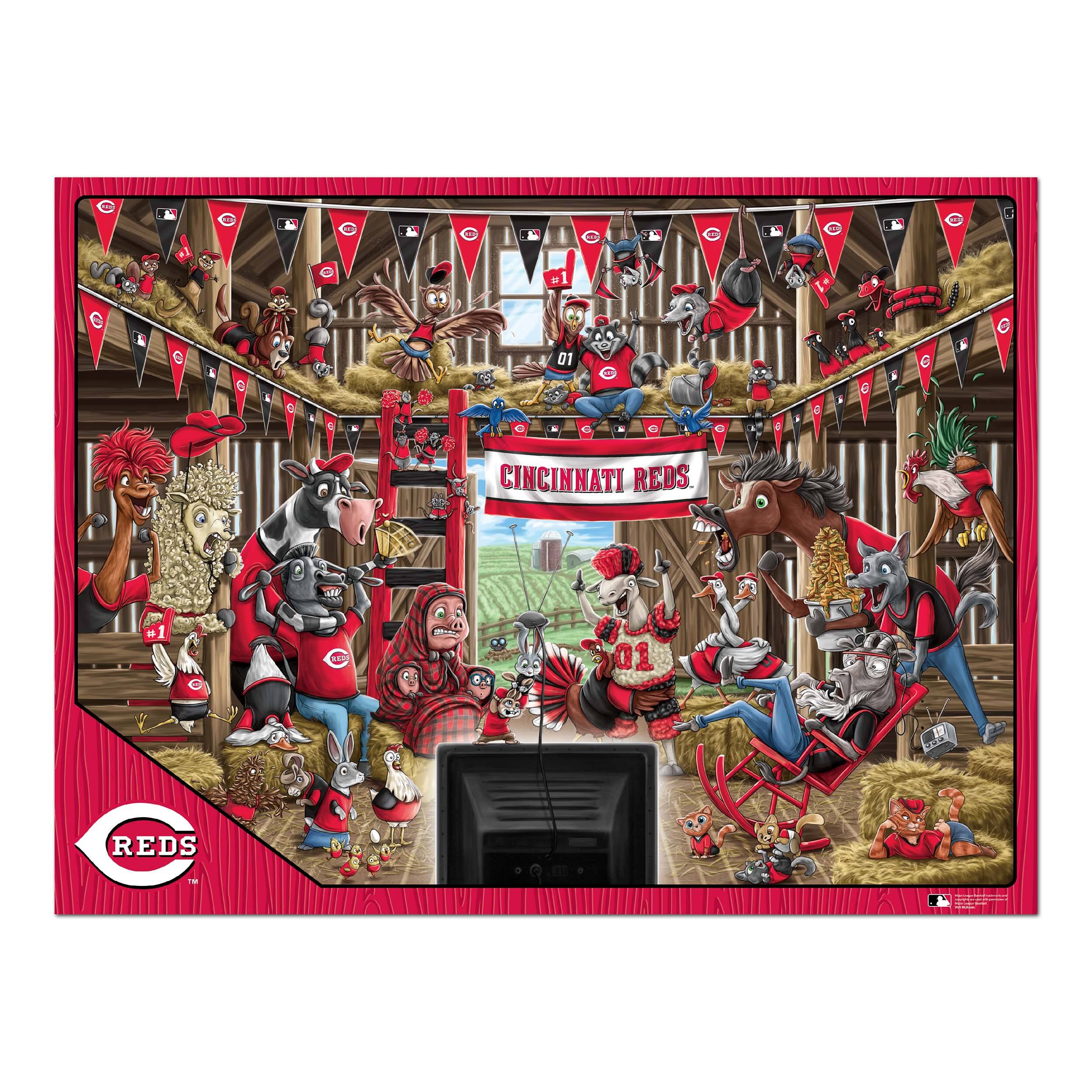 MLB Barnyard Fans 500 Piece Puzzle