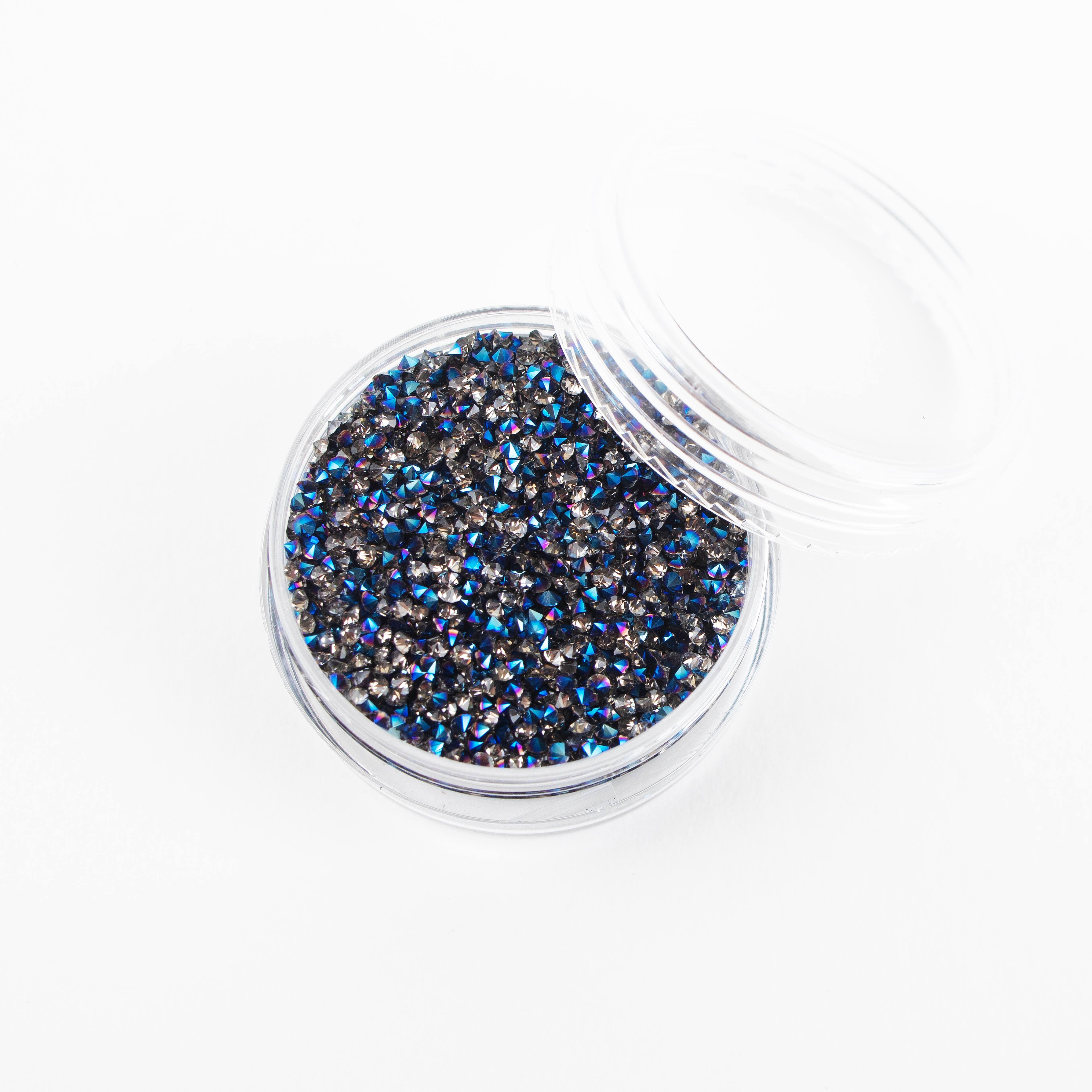1.2mm Glass Micro Rhinestones by Bead Landing™, 0.7oz.