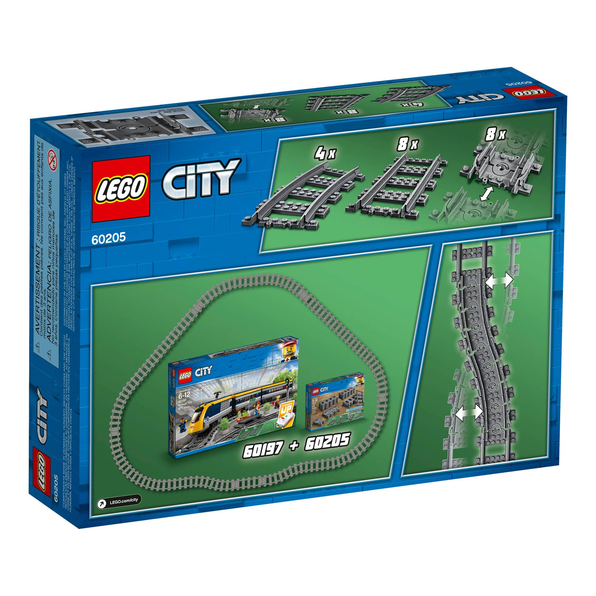 LEGO City Tracks 60205 Building Kit (20 Piece)