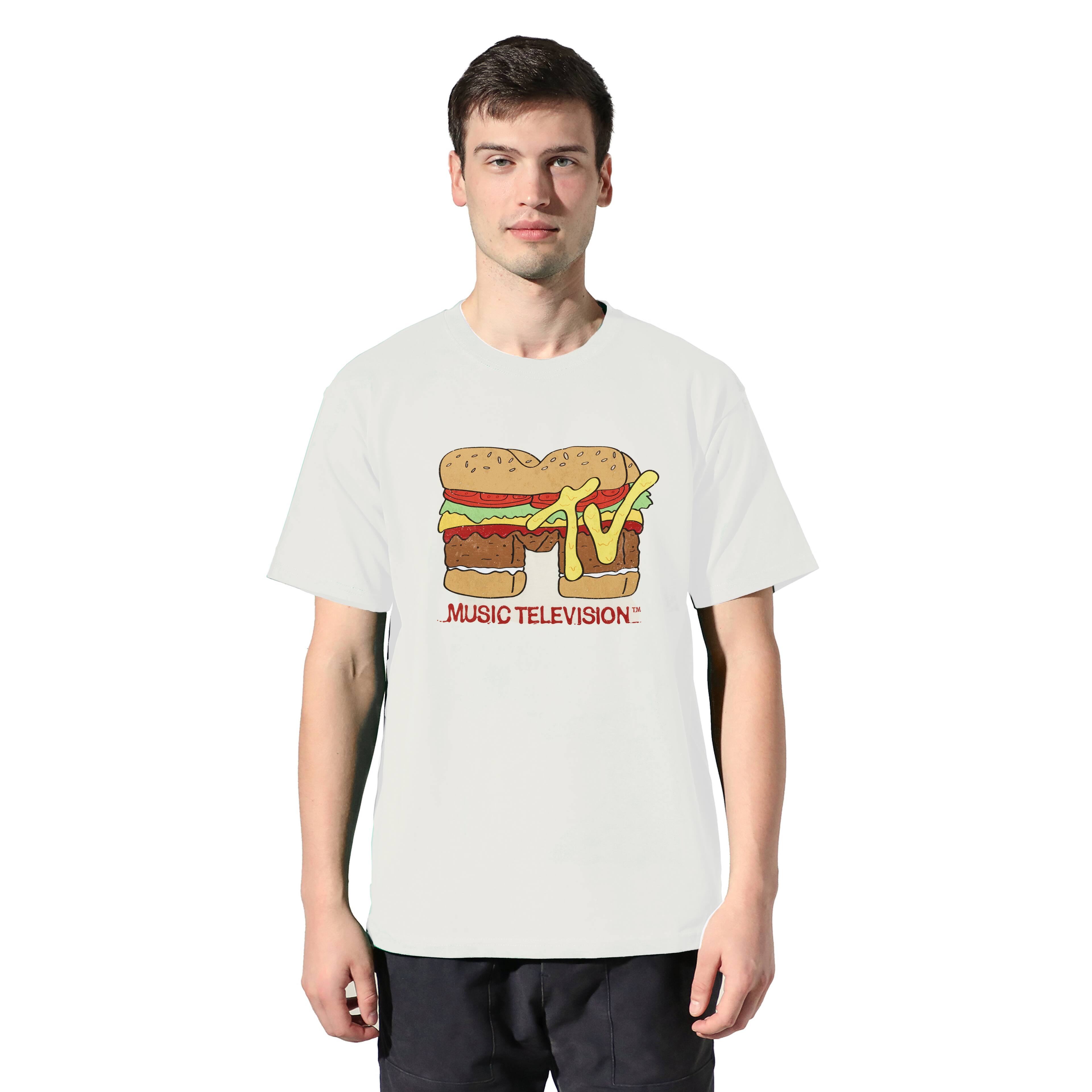 Tofu MTV Burger Logo Cotton T-Shirt