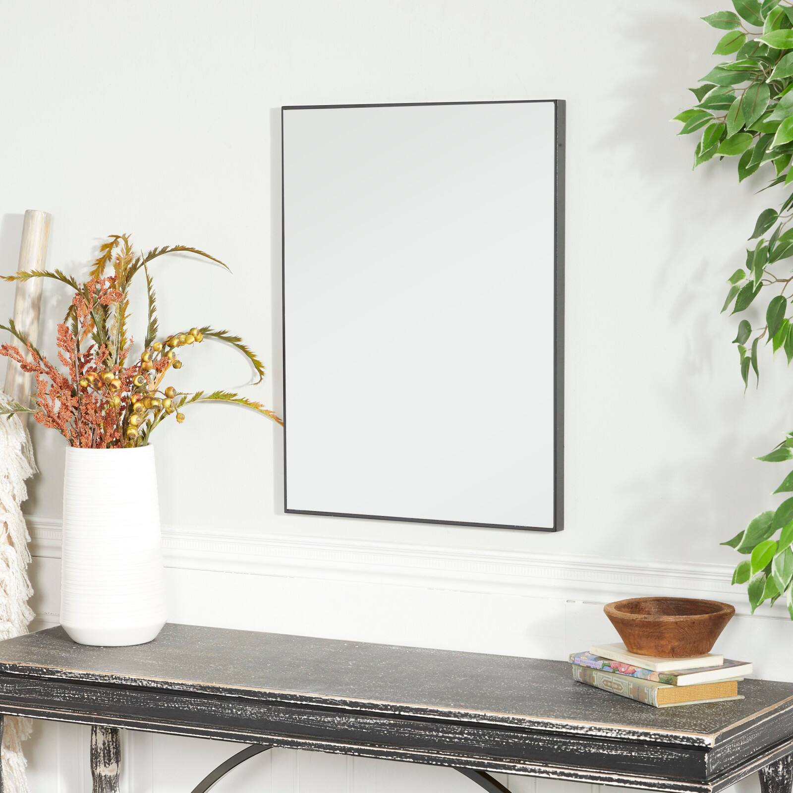 Black Contemporary Wall Mirror