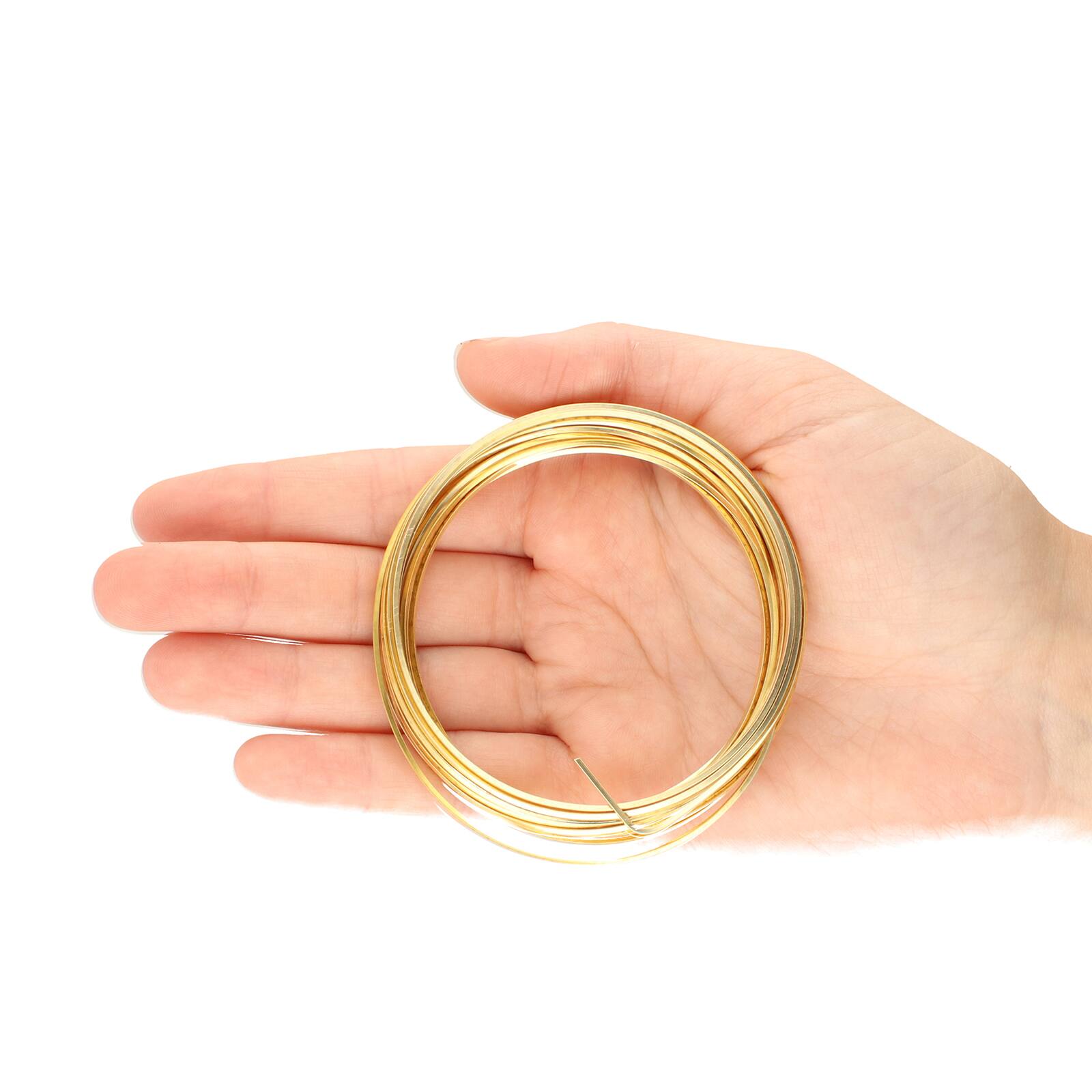 The Beadsmith&#xAE; Wire Elements&#x2122; 21 Gauge Tarnish Resistant Half Round Soft Temper Wire, 4yd.