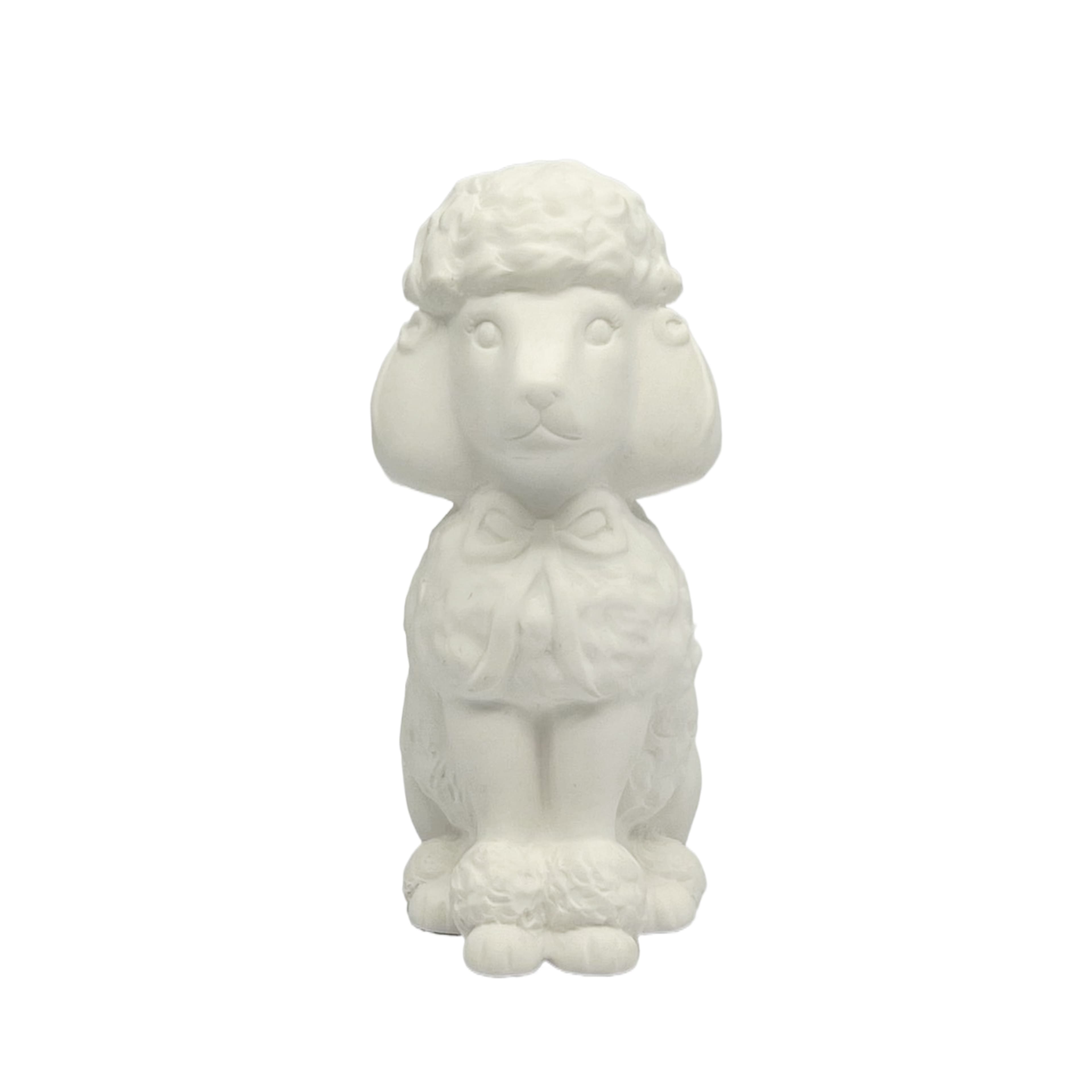 7&#x22; LED DIY Ceramic Poodle D&#xE9;cor by Make Market&#xAE;