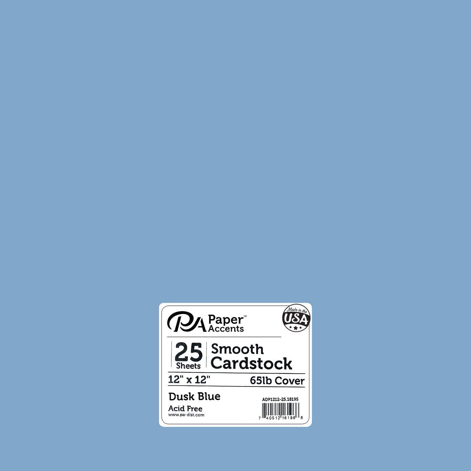 PA Paper™ Accents 12 x 12 Smooth Cardstock Paper, 25 Sheets