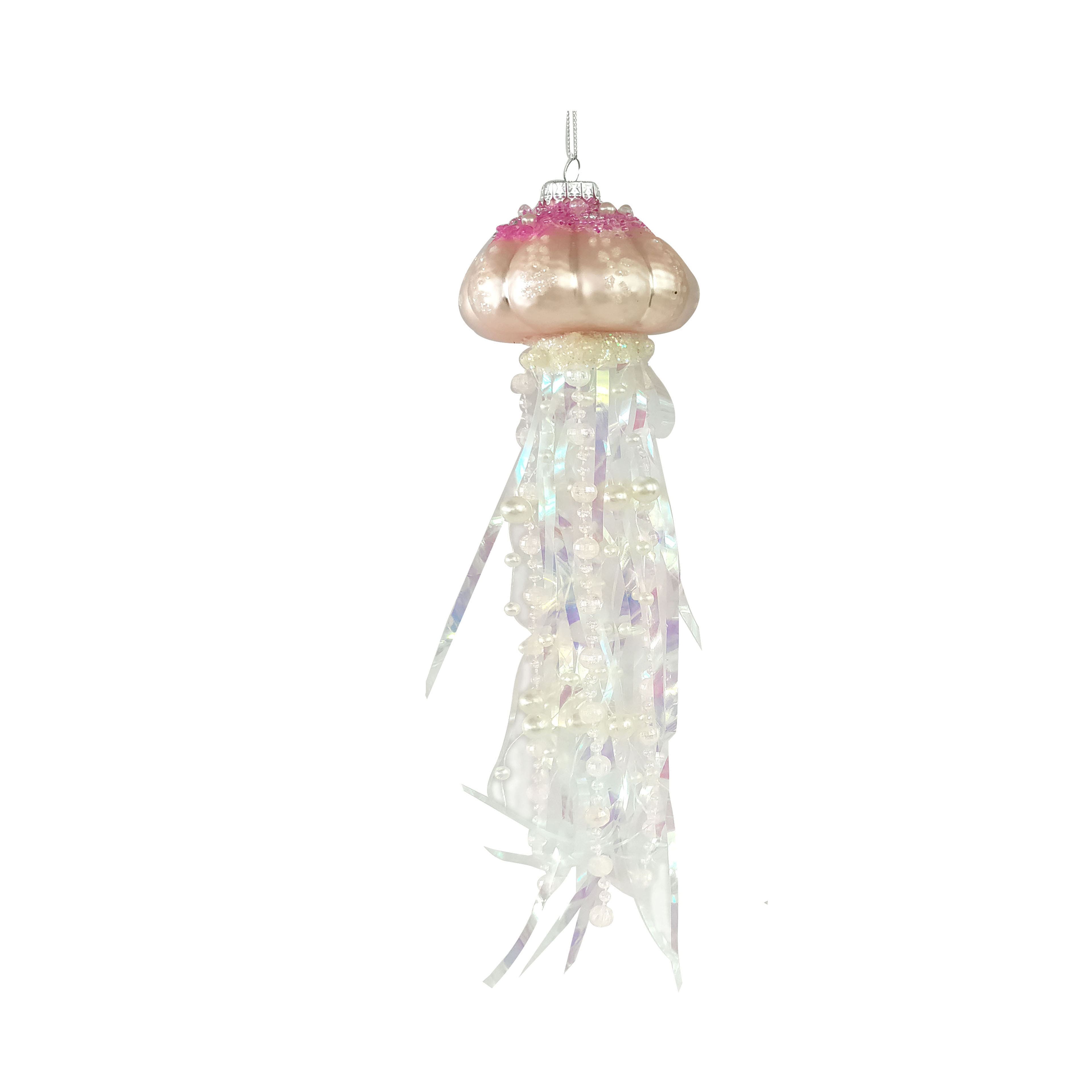 11&#x22; Jellyfish Glass Ornament by Ashland&#xAE;