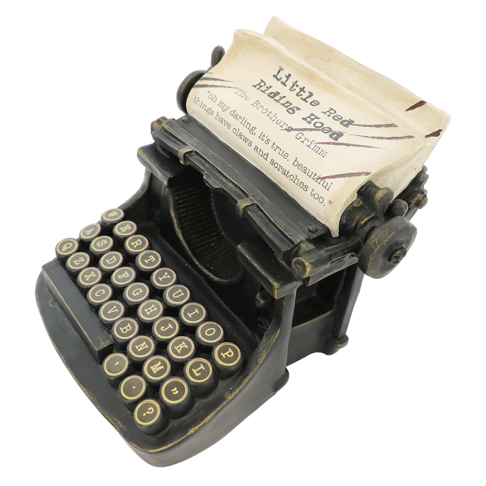 6.5&#x22; Little Red Riding Hood Typewriter Tabletop D&#xE9;cor by Ashland&#xAE;